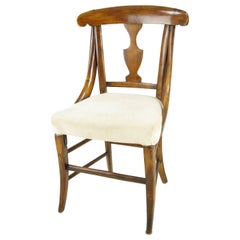 Antique Dolls Chair, Childs Chair, Victorian, Sycamore, Scotland 1880