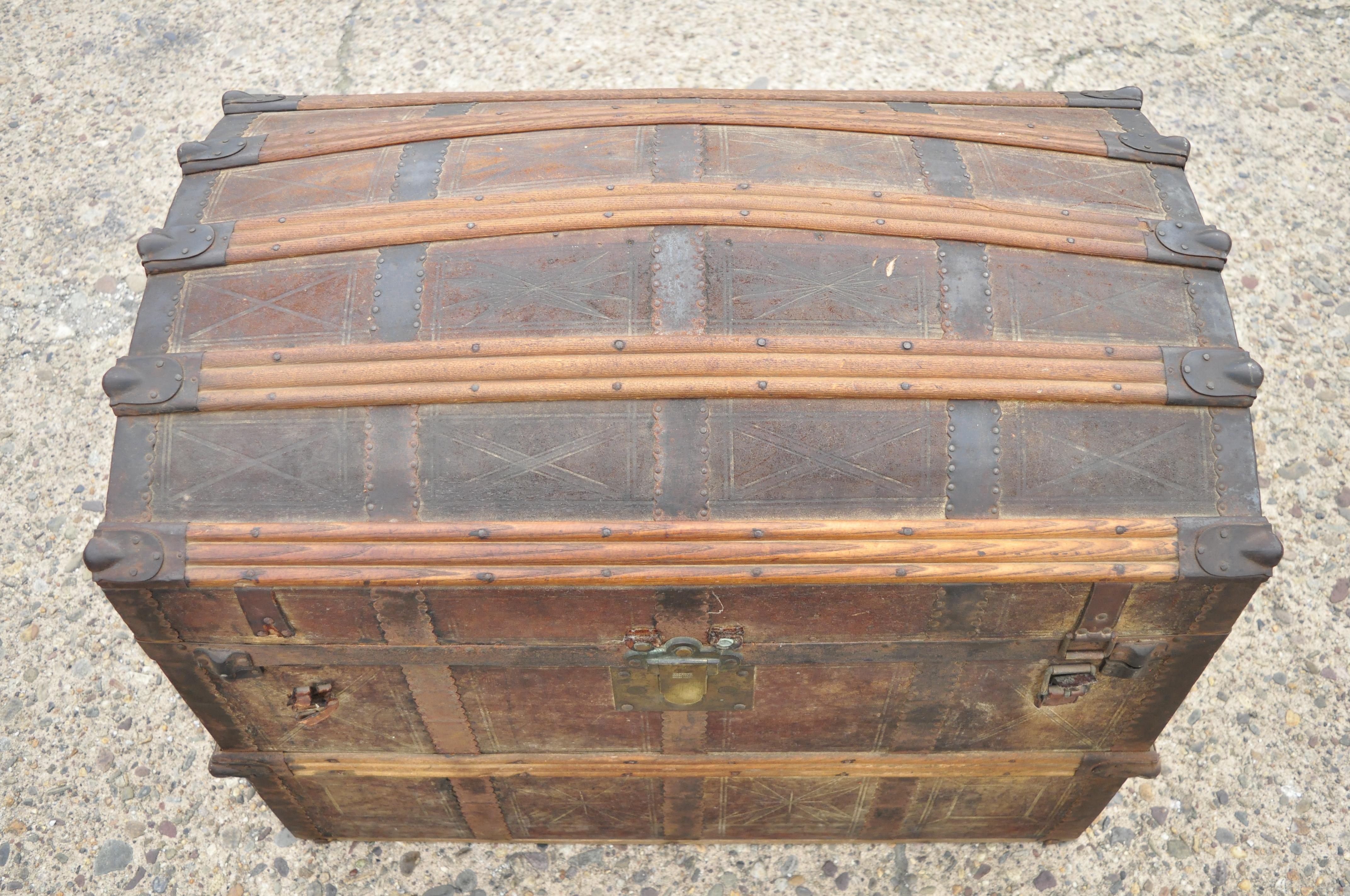 old wooden trunk value