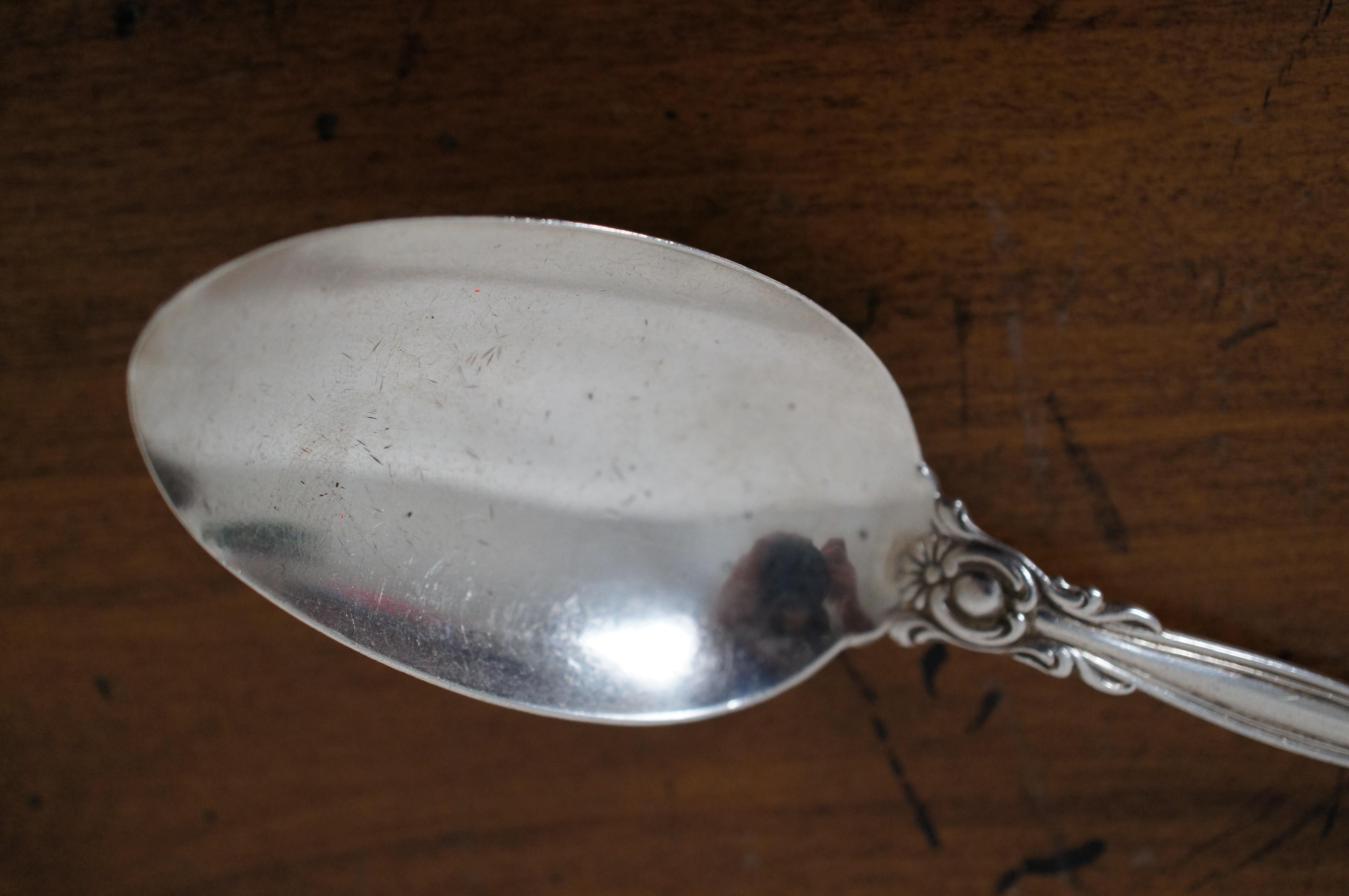 Antique Dominick & Haff Sterling Silver Renaissance Green Man Spoon 46g In Good Condition In Dayton, OH