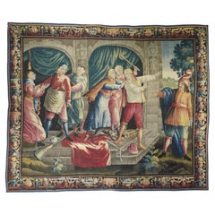 Tapisserie ancienne de Don Quijote  9'1 x 11'2''