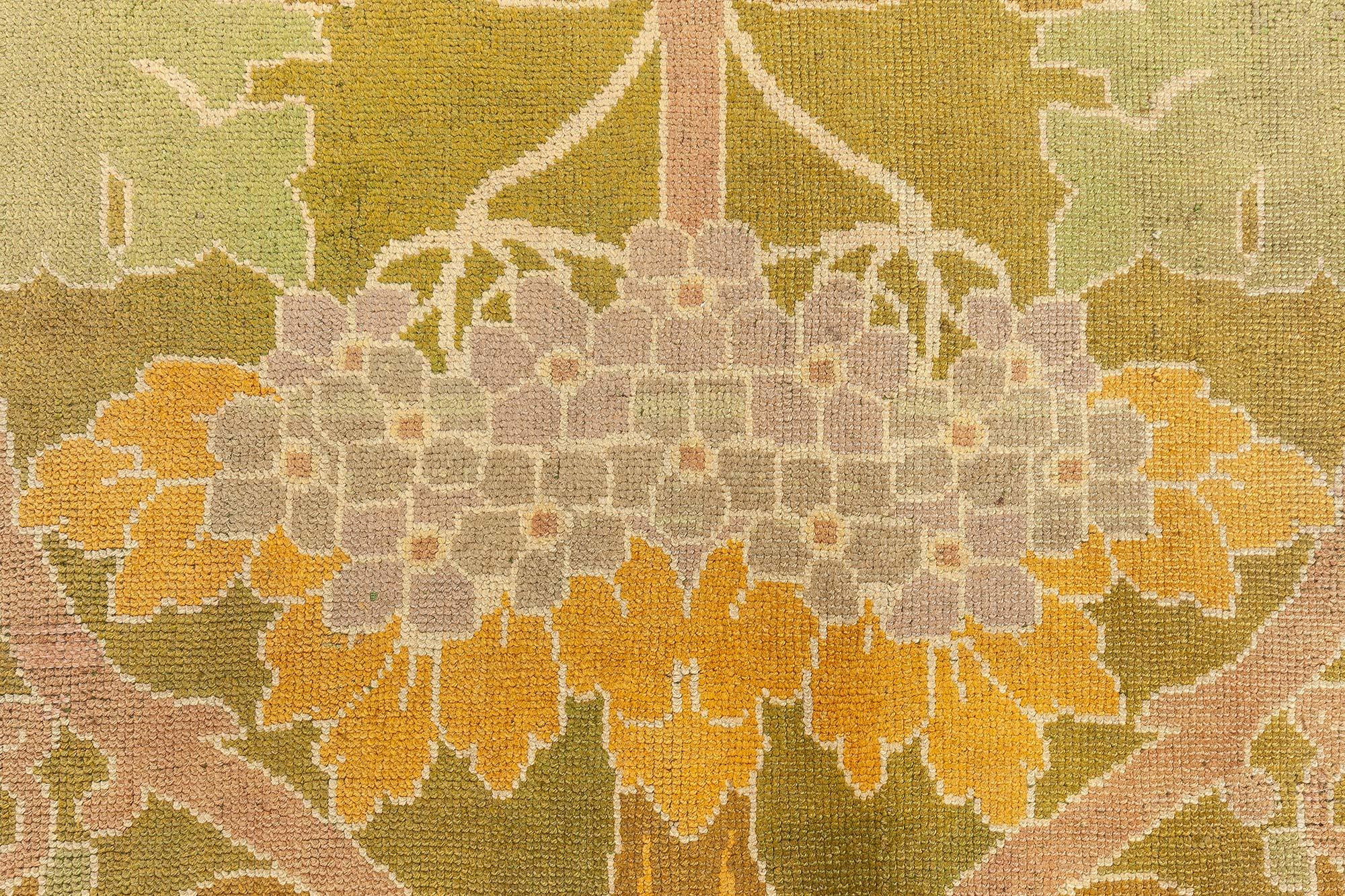 Doris Leslie Blau Alfombra antigua Donegal Arts and Crafts Anudado a mano en venta