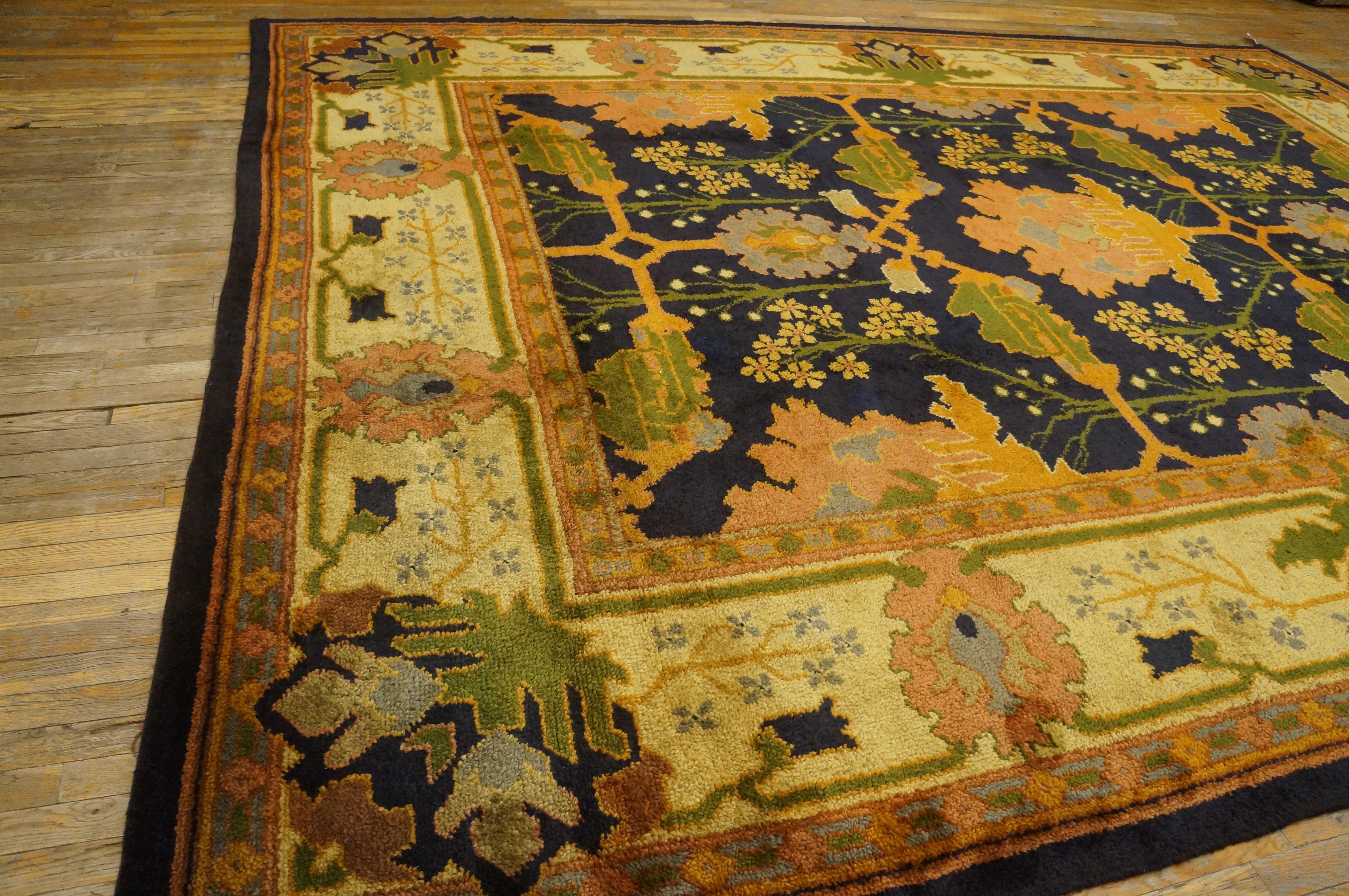 Early 20th Century Donegal Arts & Crafts Carpet Designed by Gavin Morton
10'4