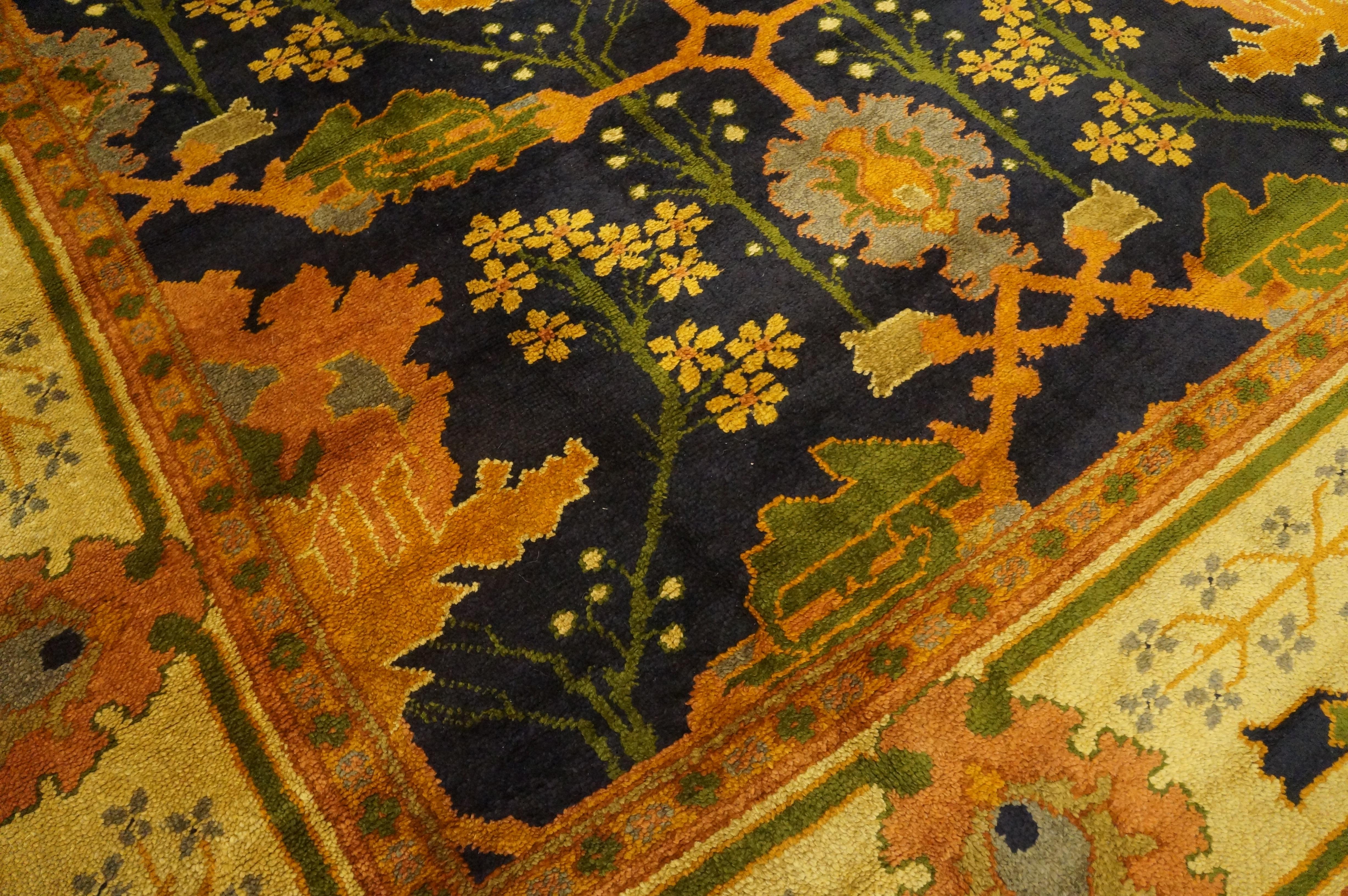 Irish Early 20th Century Donegal Arts & Crafts Carpet Designed by Gavin Morton For Sale