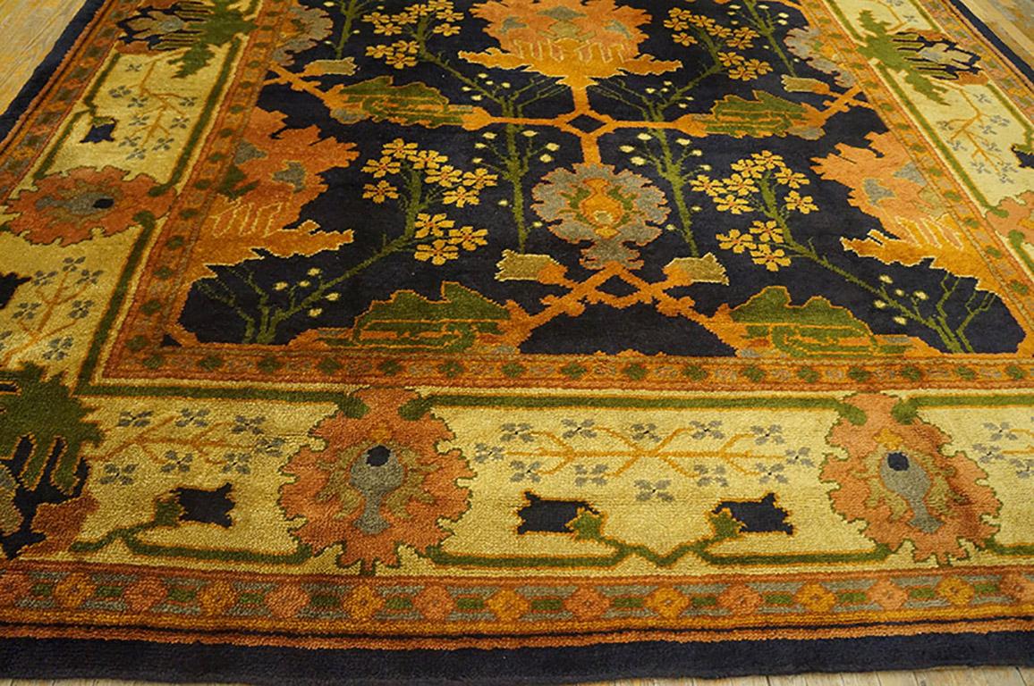 Early 20th Century Donegal Arts & Crafts Carpet Designed by Gavin Morton In Good Condition For Sale In New York, NY