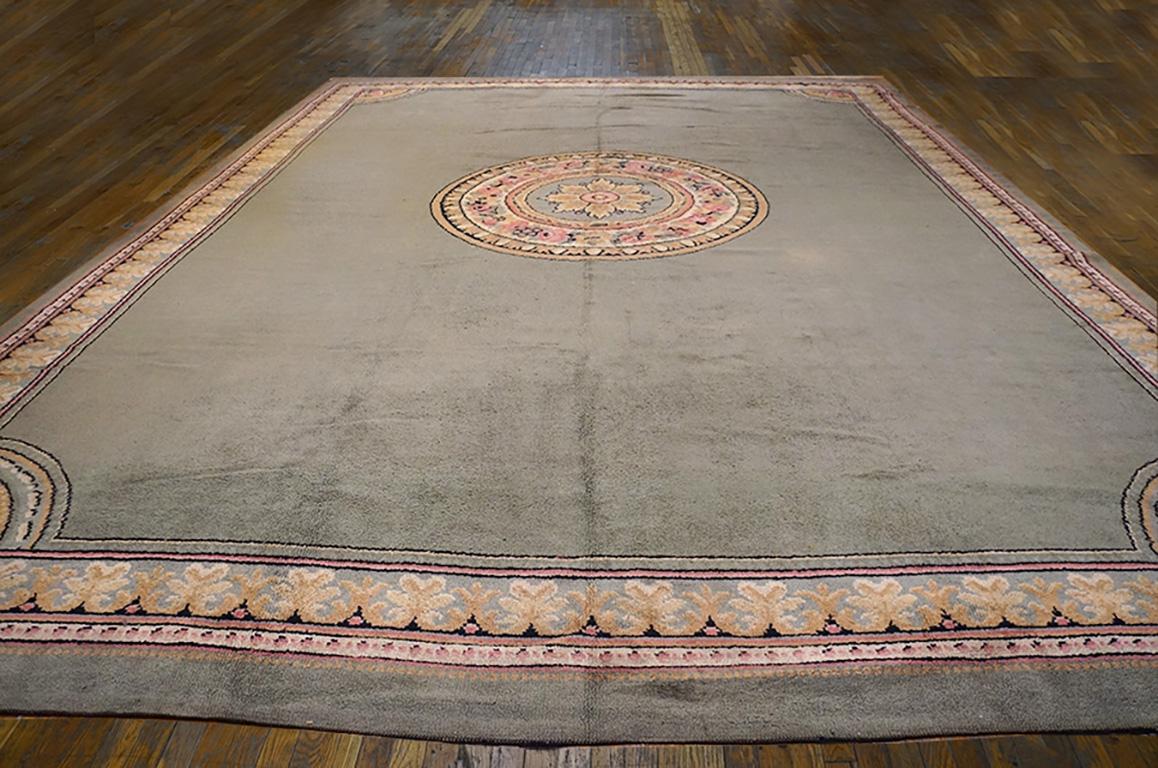 Arts and Crafts Early 20th Century Irish Donegal Arts & Crafts Carpet (12'6