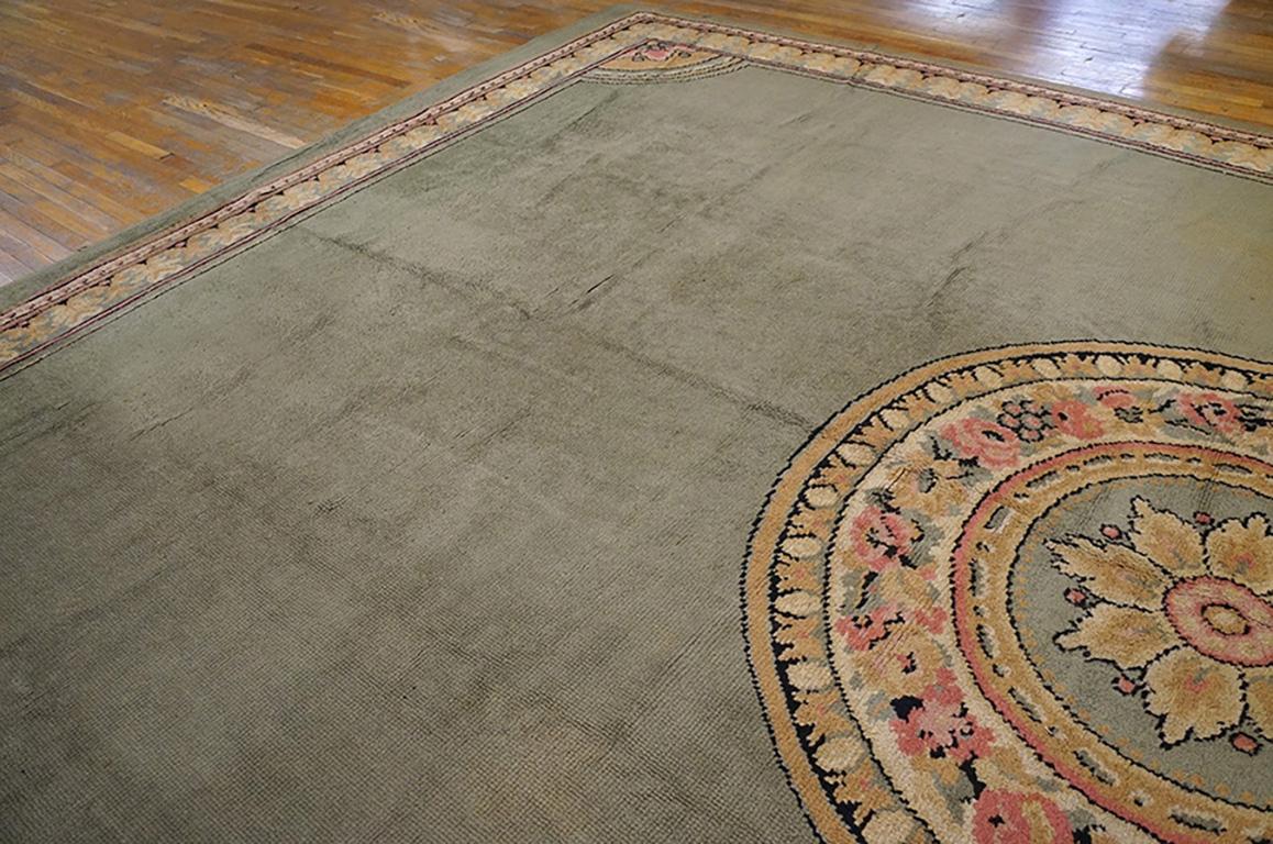 Early 20th Century Irish Donegal Arts & Crafts Carpet (12'6
