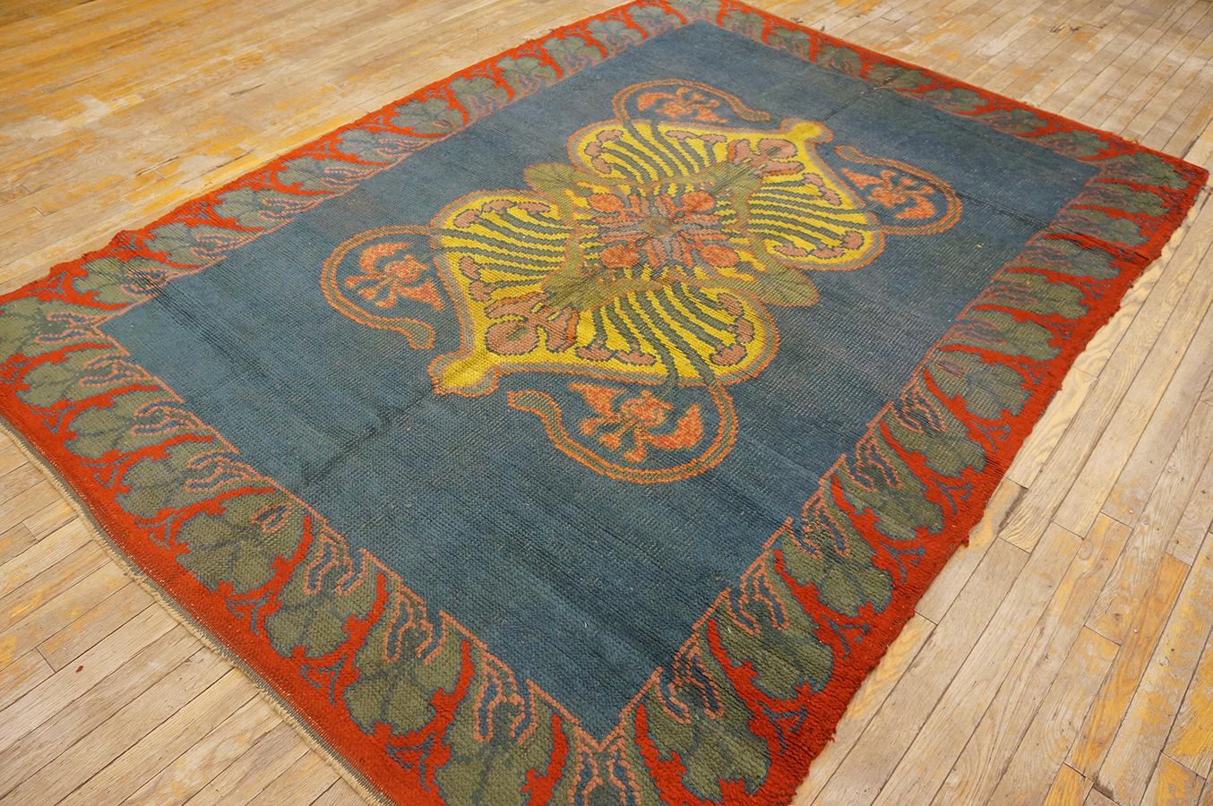 Early 20th Century Irish Donegal Arts & Crafts Carpet 
5'7