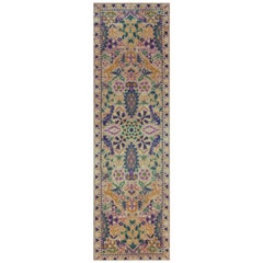 Antique Early 20th Century Irish Donegal Arts & Crafts Carpet (3'6" x 11'2" -107 x 341 )