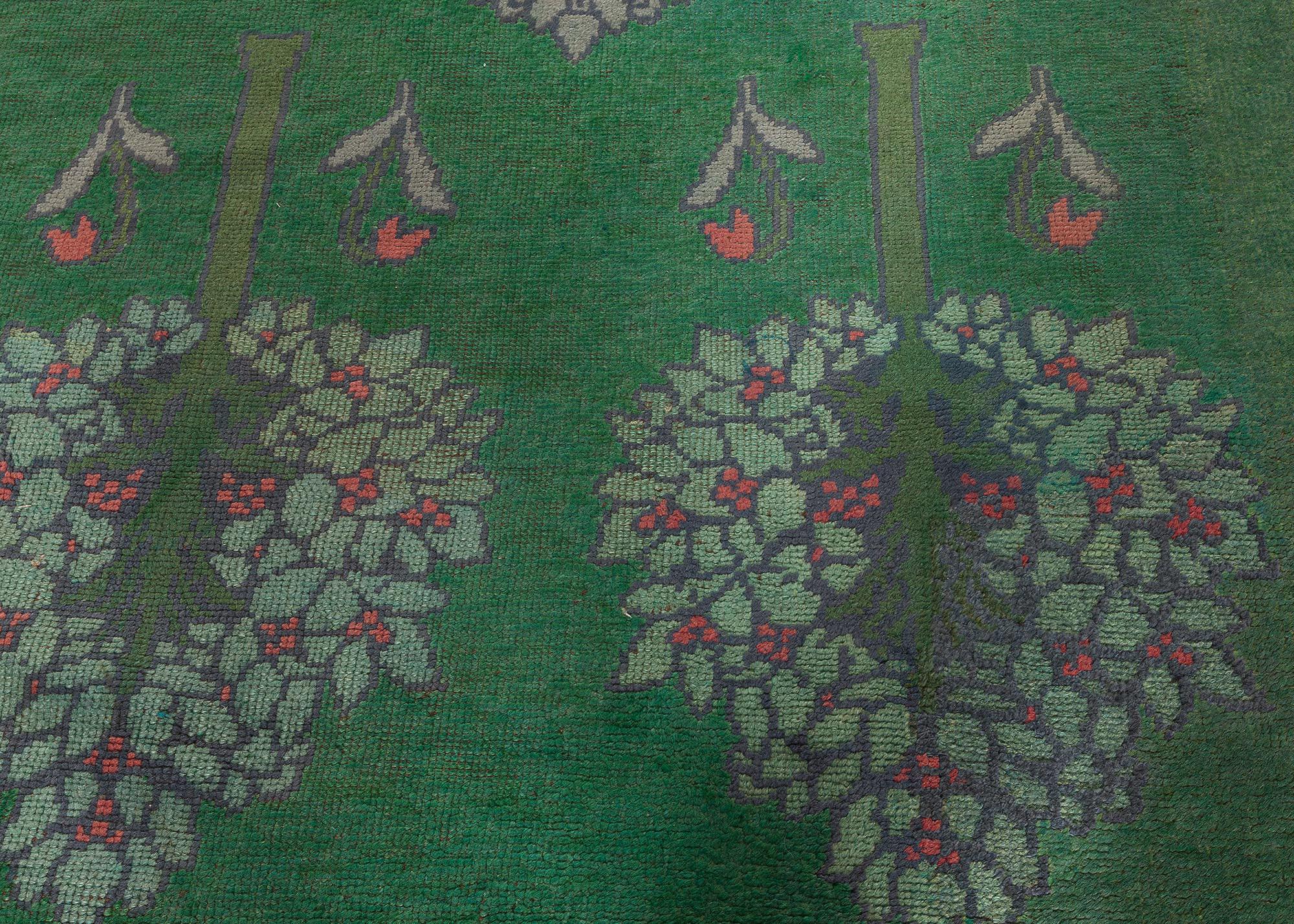Antique Donegal CFA Voysey Fragment Runner Doris Leslie Blau
Size: 4'6