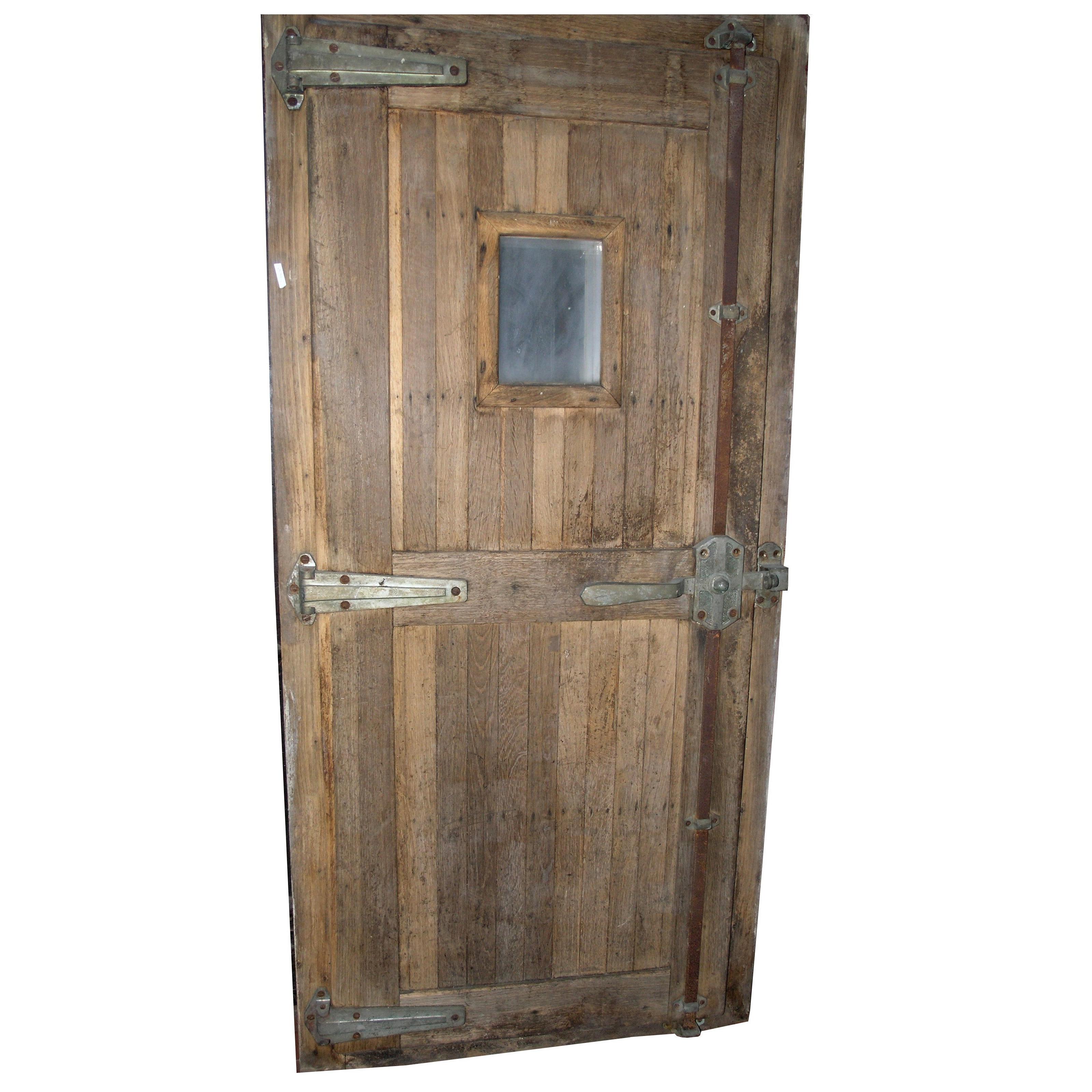 Antique Door for a Refrigeration Room