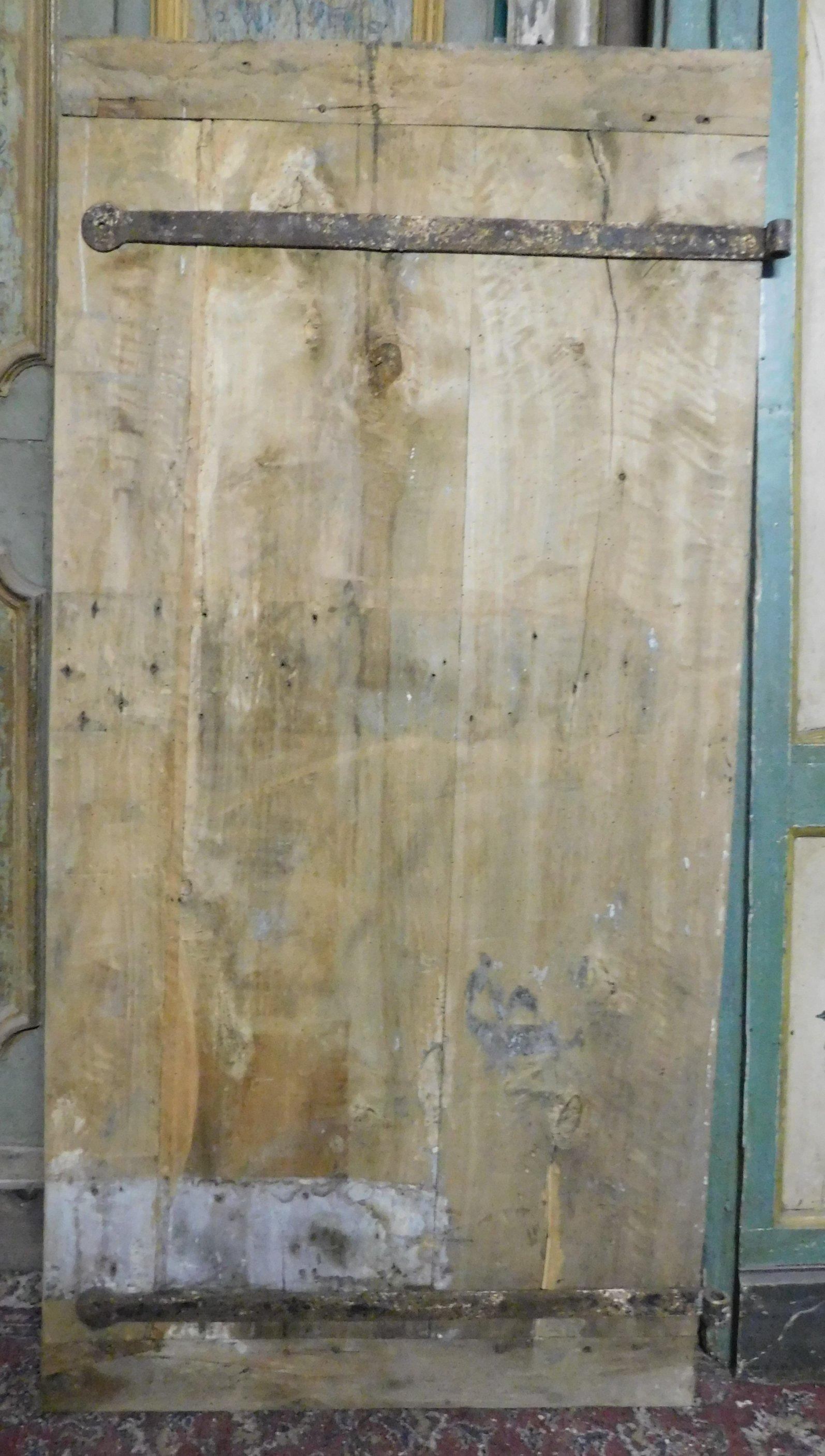 Antike Tür, lackiertes Barockmotiv und geschnitztes Rautenmotiv, Italien, 19. Jahrhundert im Angebot 2