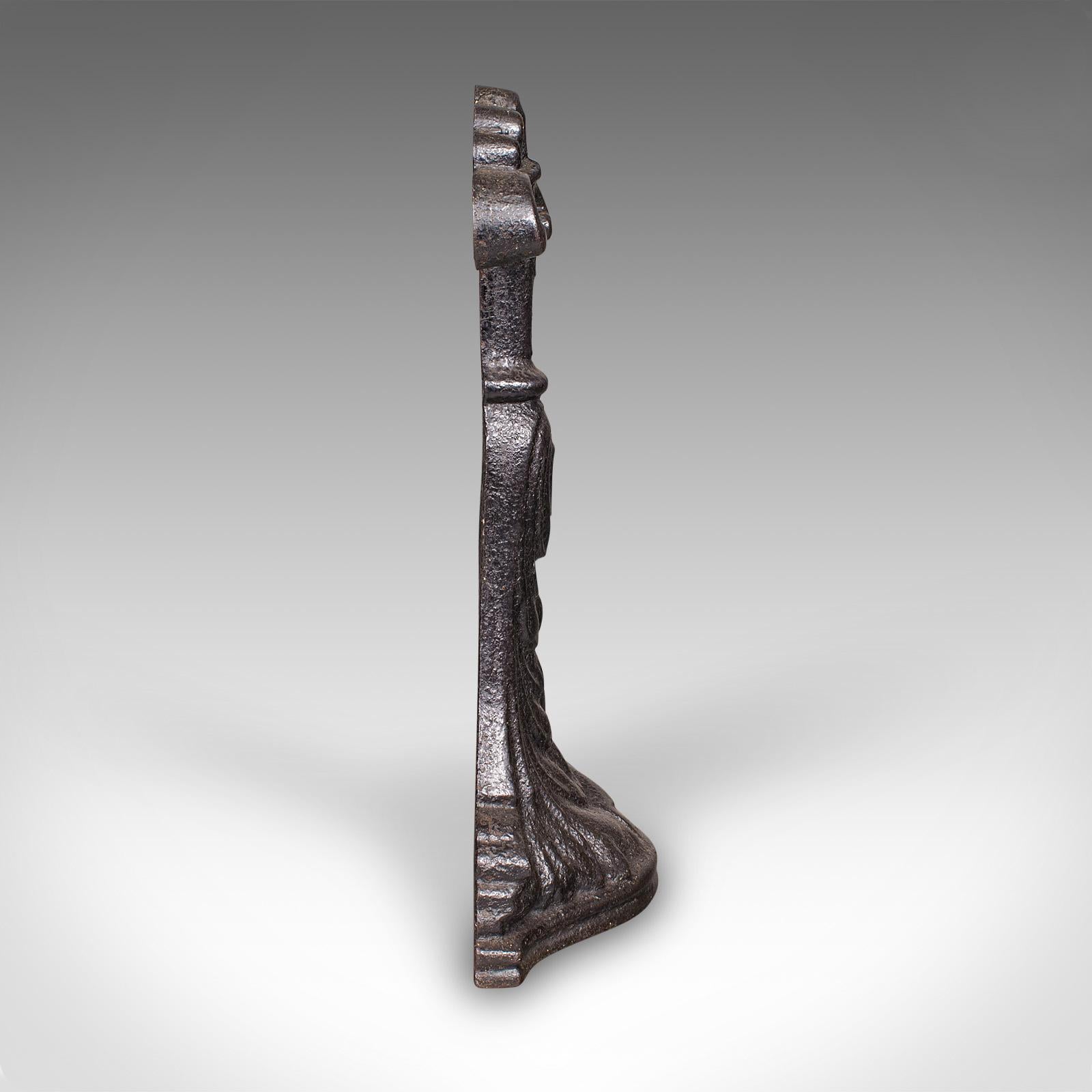Vittoriano Portiere antico, inglese, in ghisa, fermaporta, guardiano, vittoriano, Circa 1860 in vendita