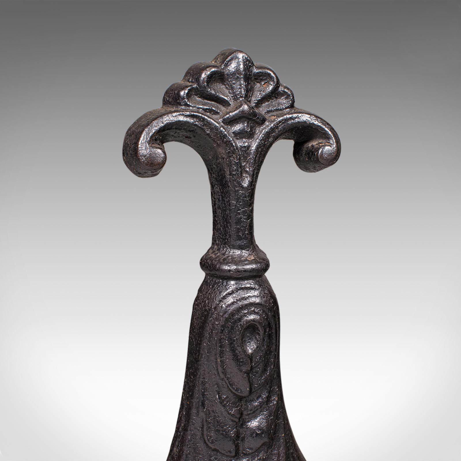 Metà XIX secolo Portiere antico, inglese, in ghisa, fermaporta, guardiano, vittoriano, Circa 1860 in vendita