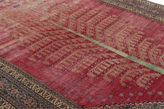 Antiker Doroksh-Perserteppich, rot und rosa Lebensbaum-Muster - Rug & Kilim