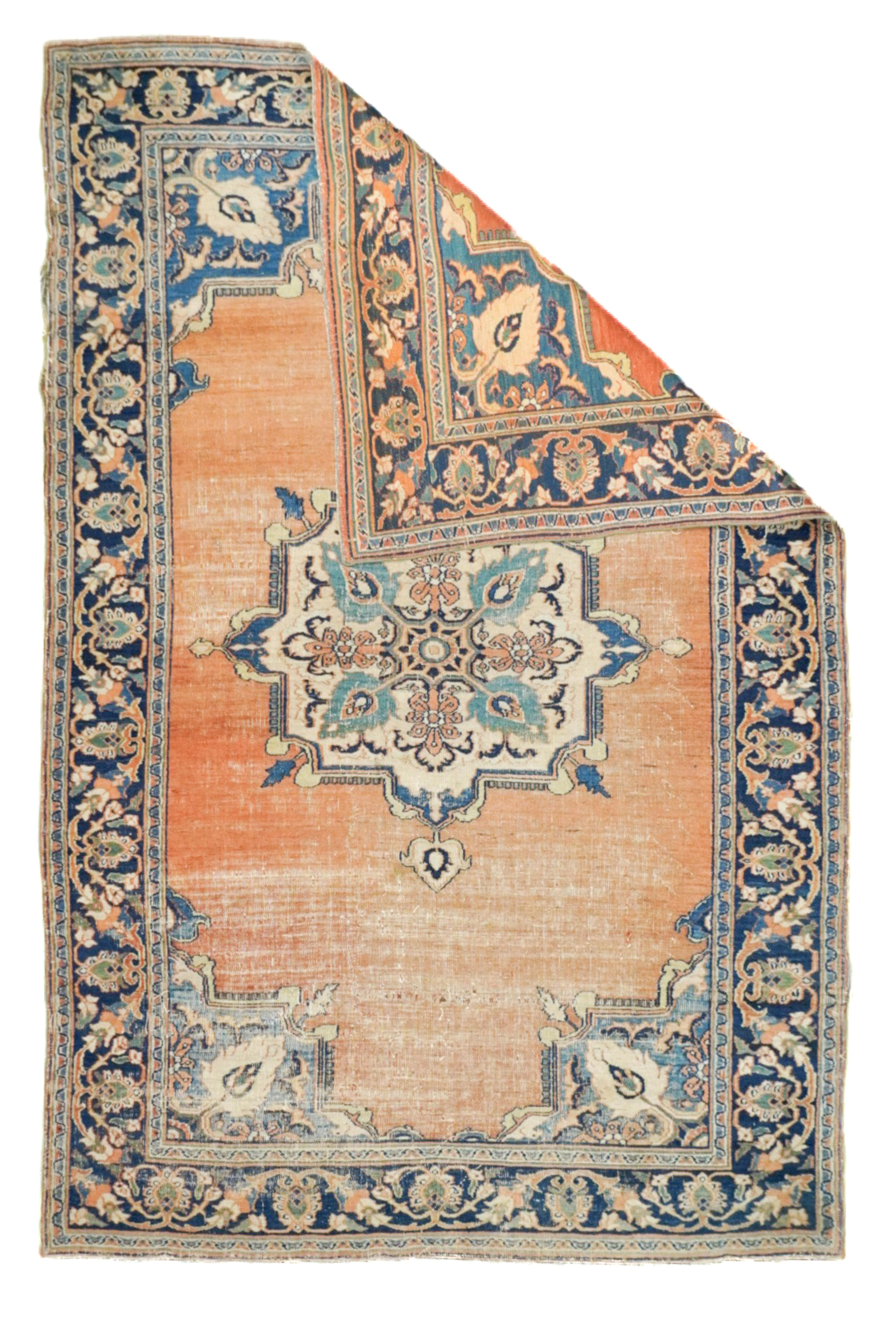 Antique Doroksh Rug 3'9'' x 5'9''.