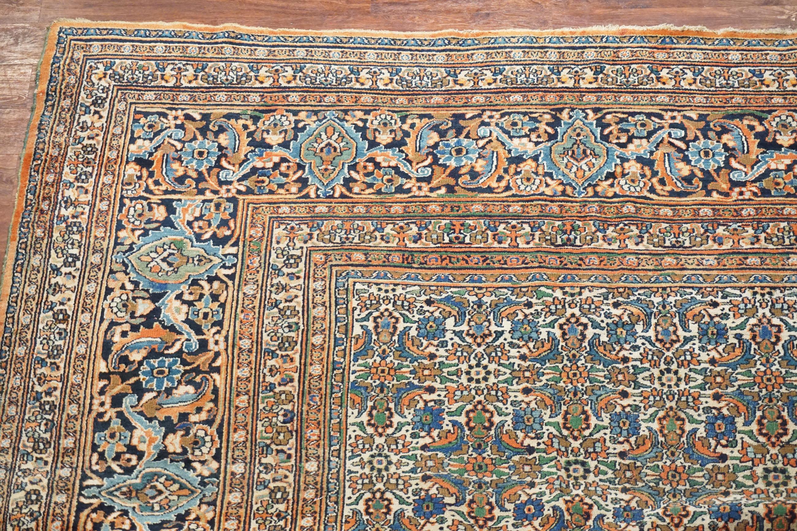 Hand-Knotted Antique Dorukhsh For Sale