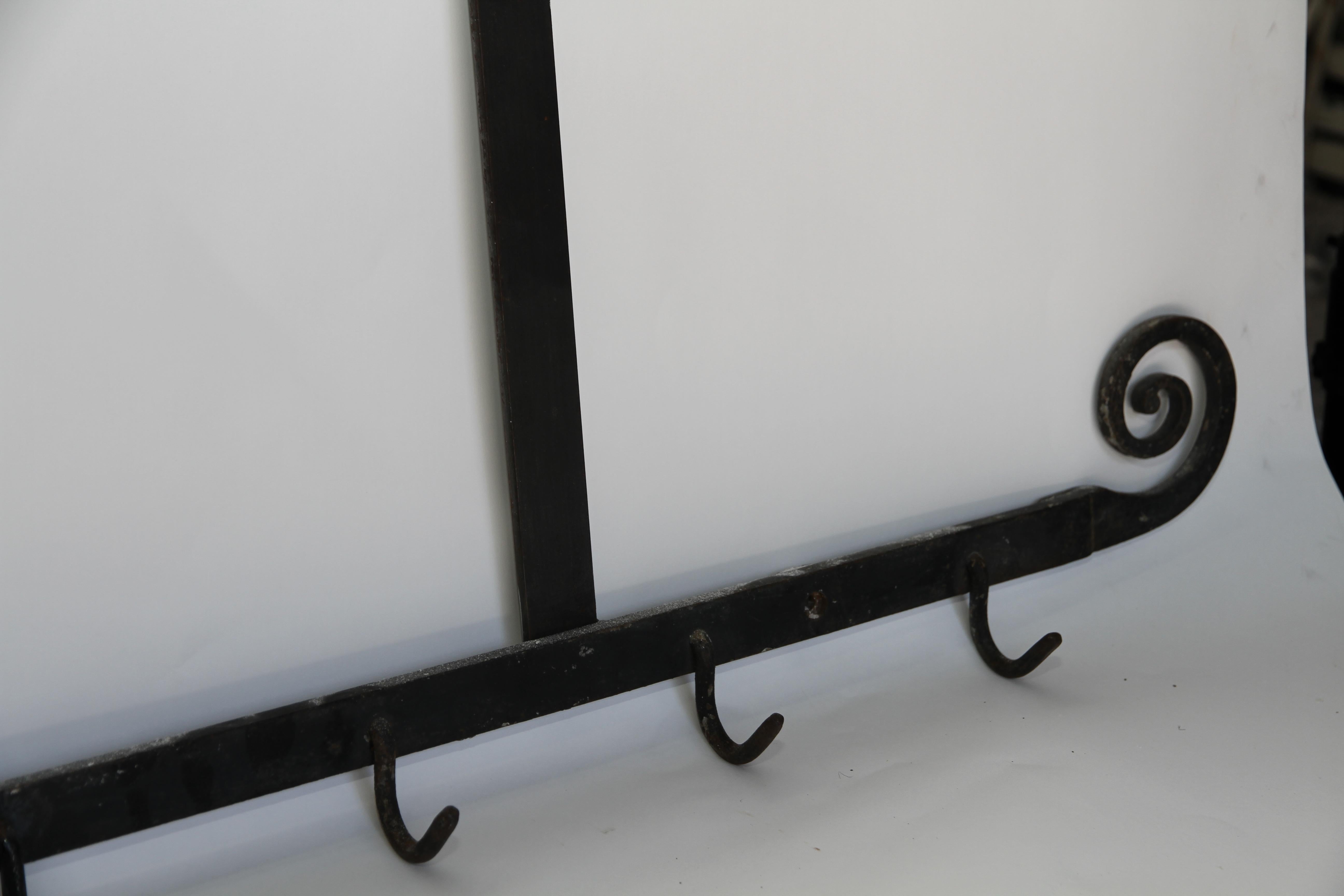 Iron Antique Double Butcher Rack