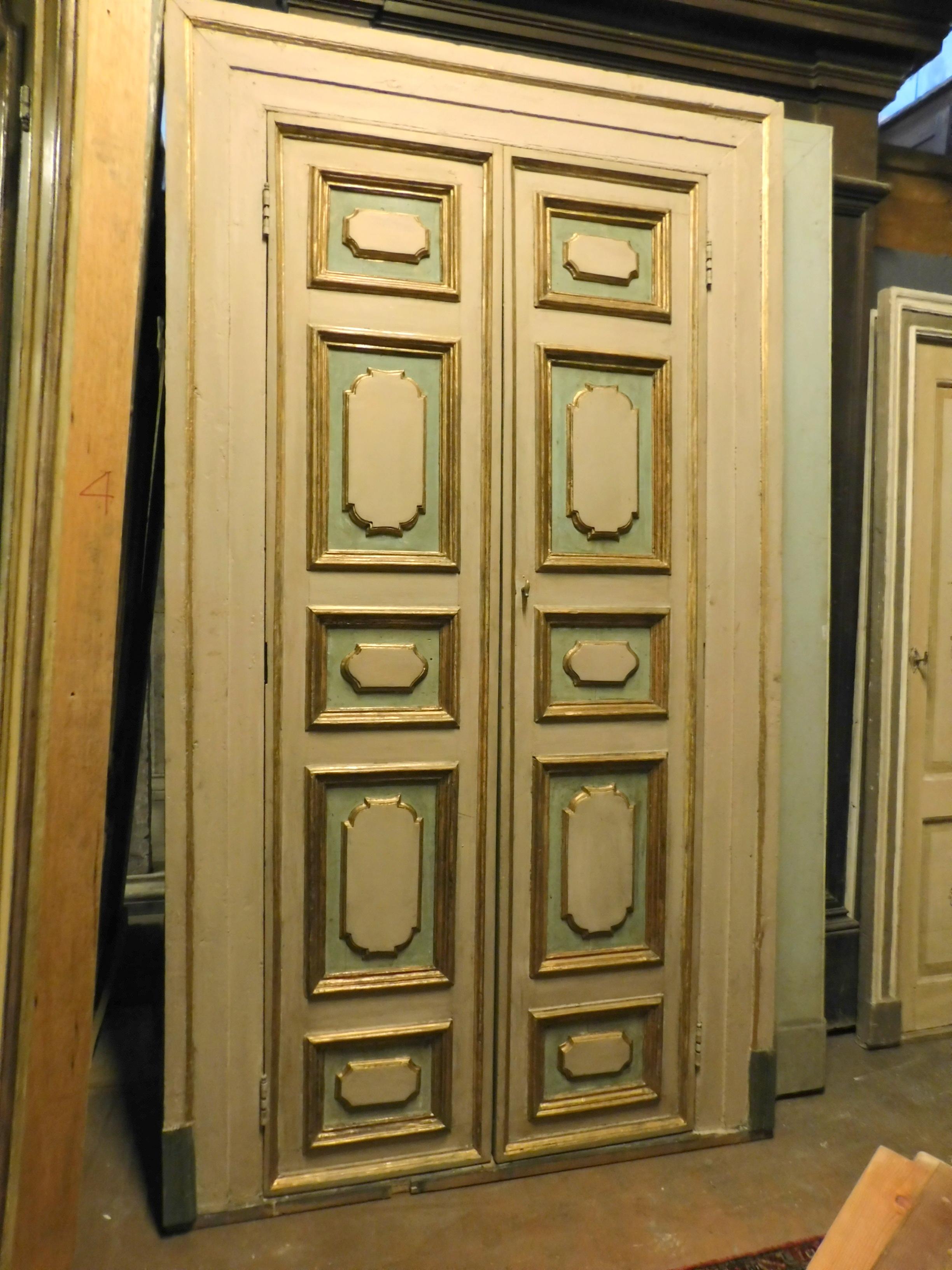 antique double front doors