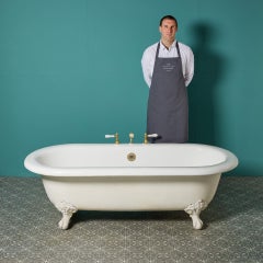 Antique Double Ended Bathtub with Ball and Claw Feet by George Jennings