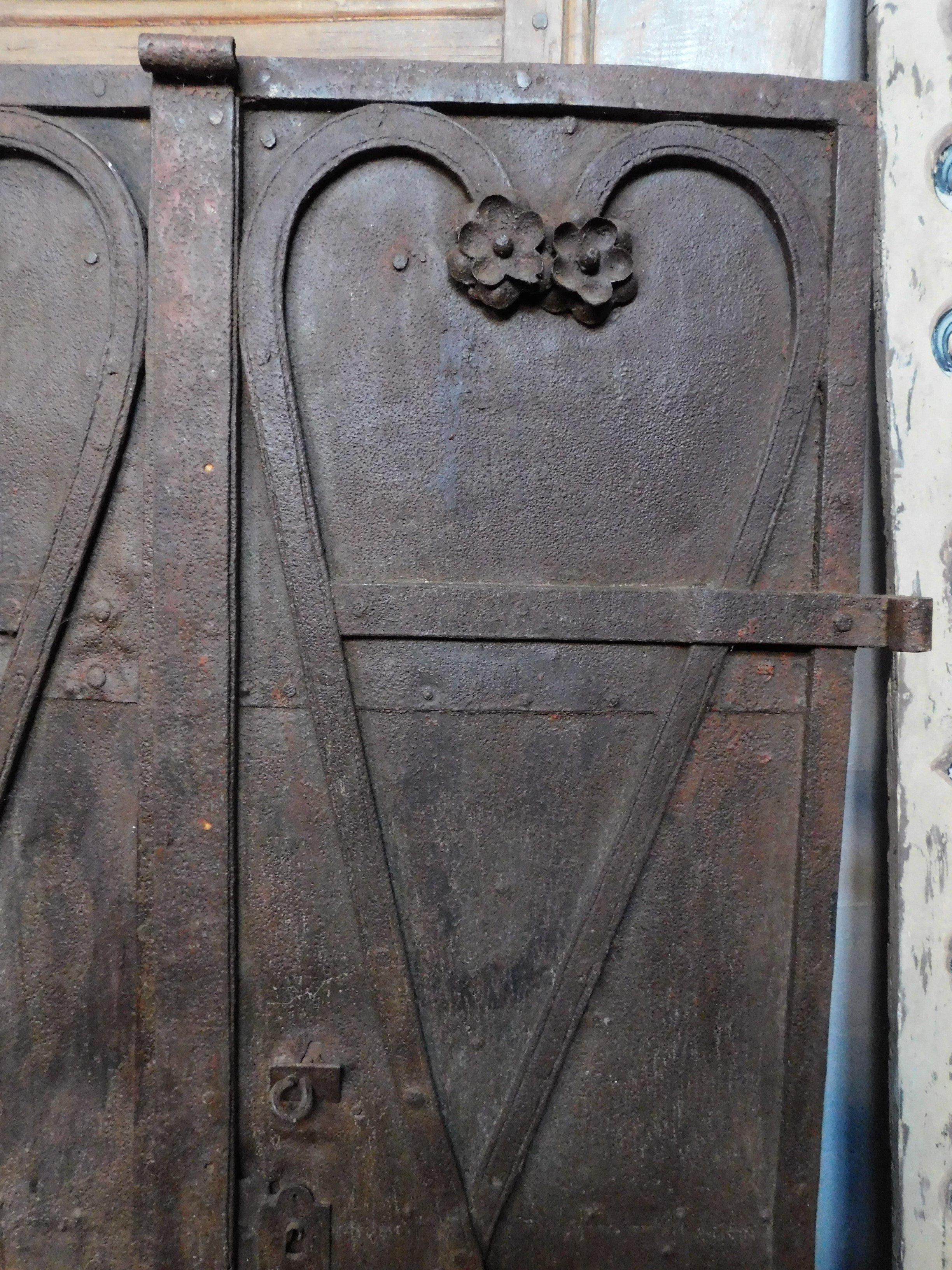 antique iron doors