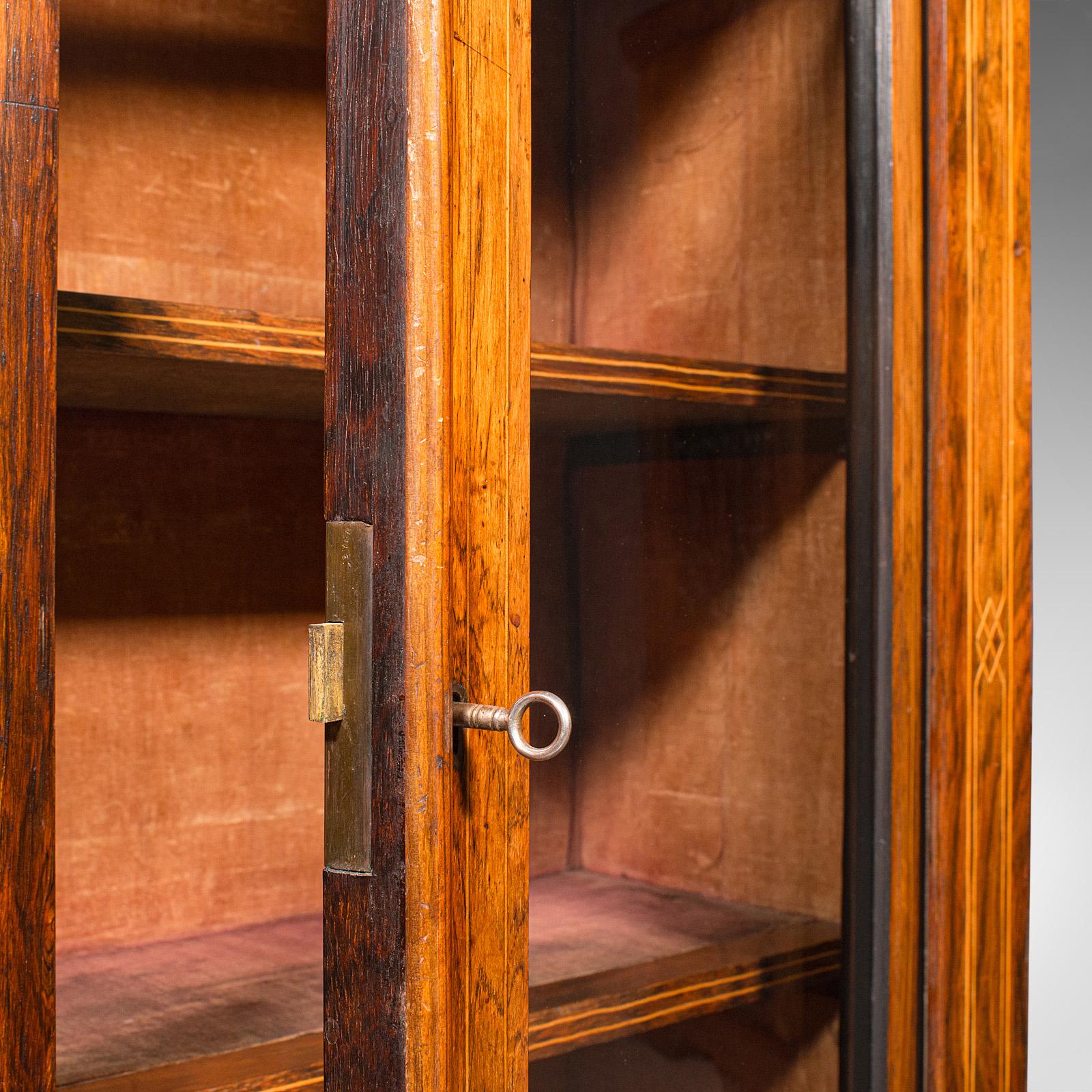 Antique Double Pier Cabinet, English, Glazed Display Cupboard, Regency, C.1820 2