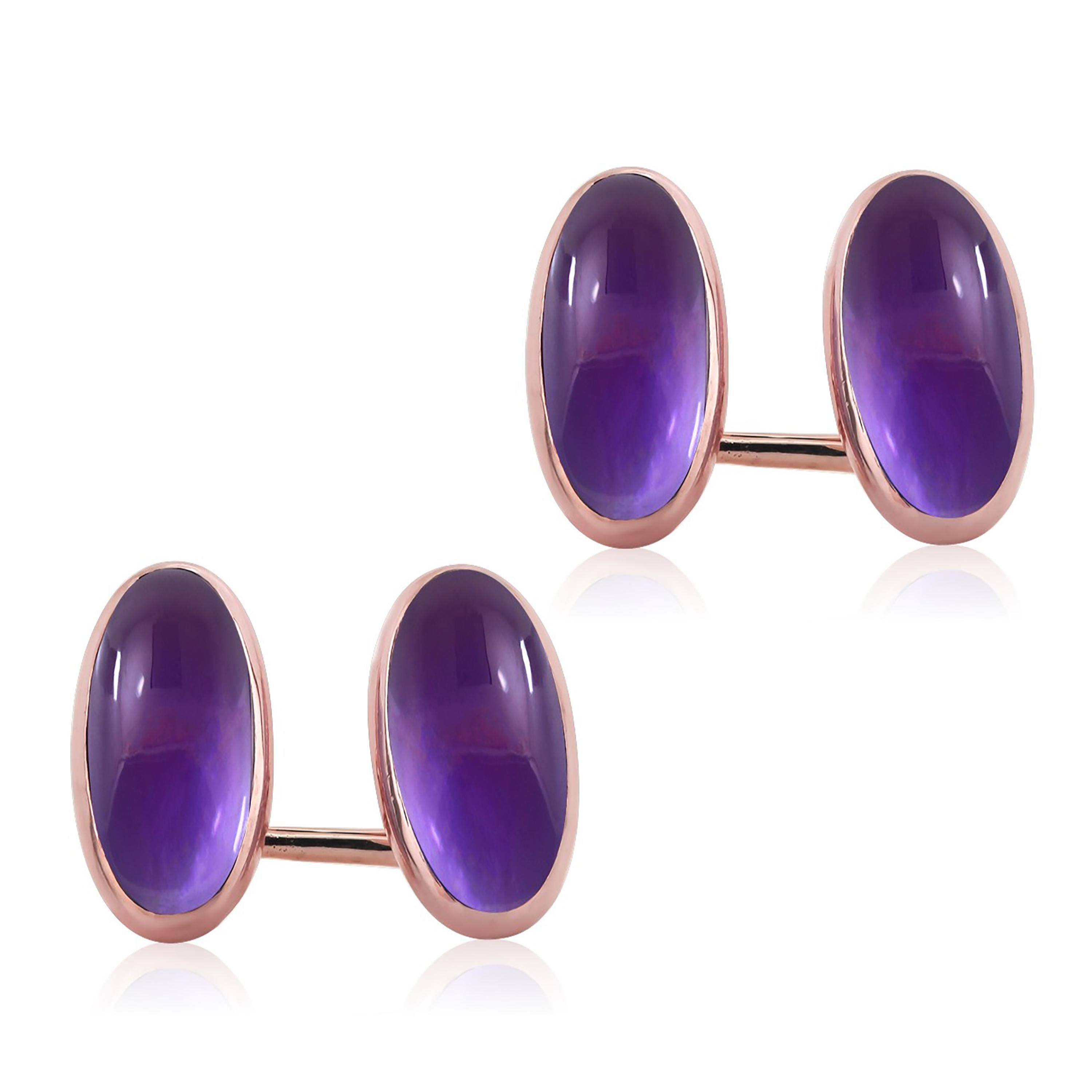 antique rose gold cufflinks