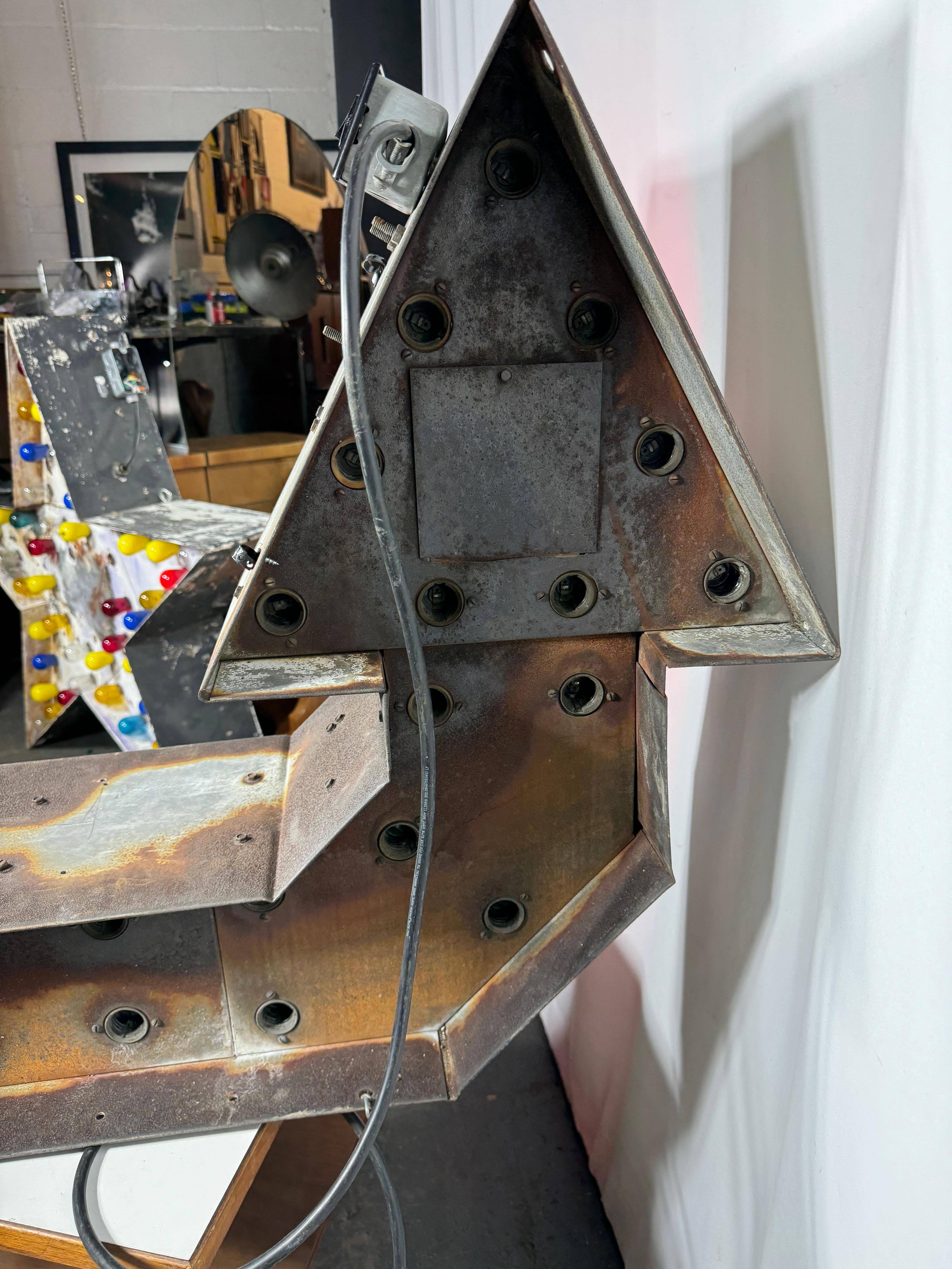 Metal Antique Double Sided Chasing Lights 
