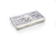 Antique Double Sided Cigarette Case