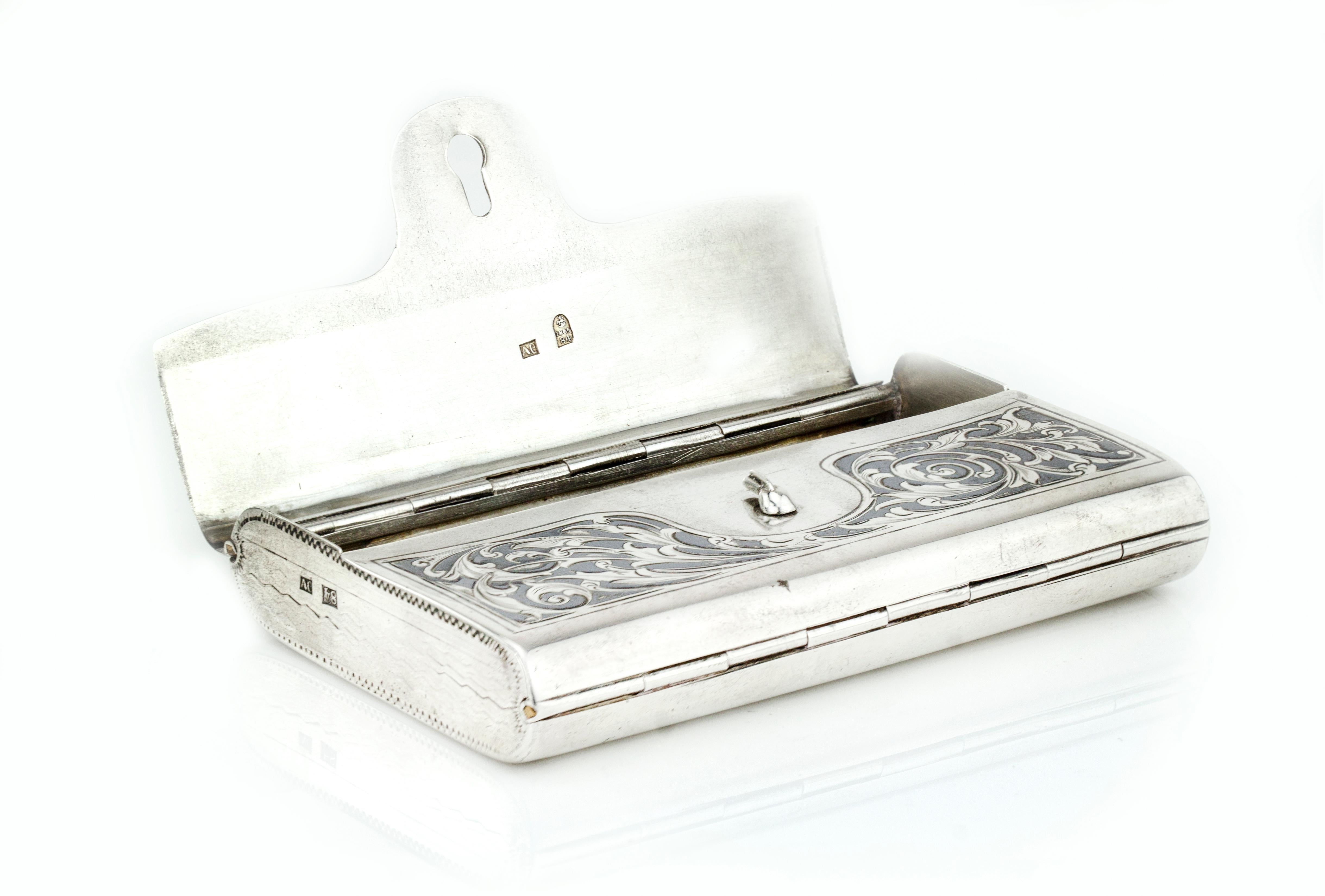 Late 19th Century Antique Double Sided Cigarette Case