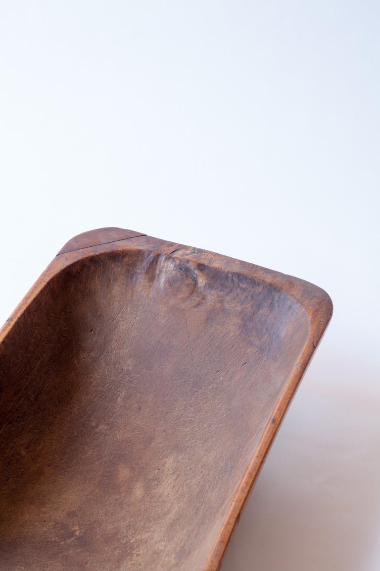 Antique Dough Bowl Wooden Trough For Sale at 1stDibs wooden trough bowl, antique dough trough