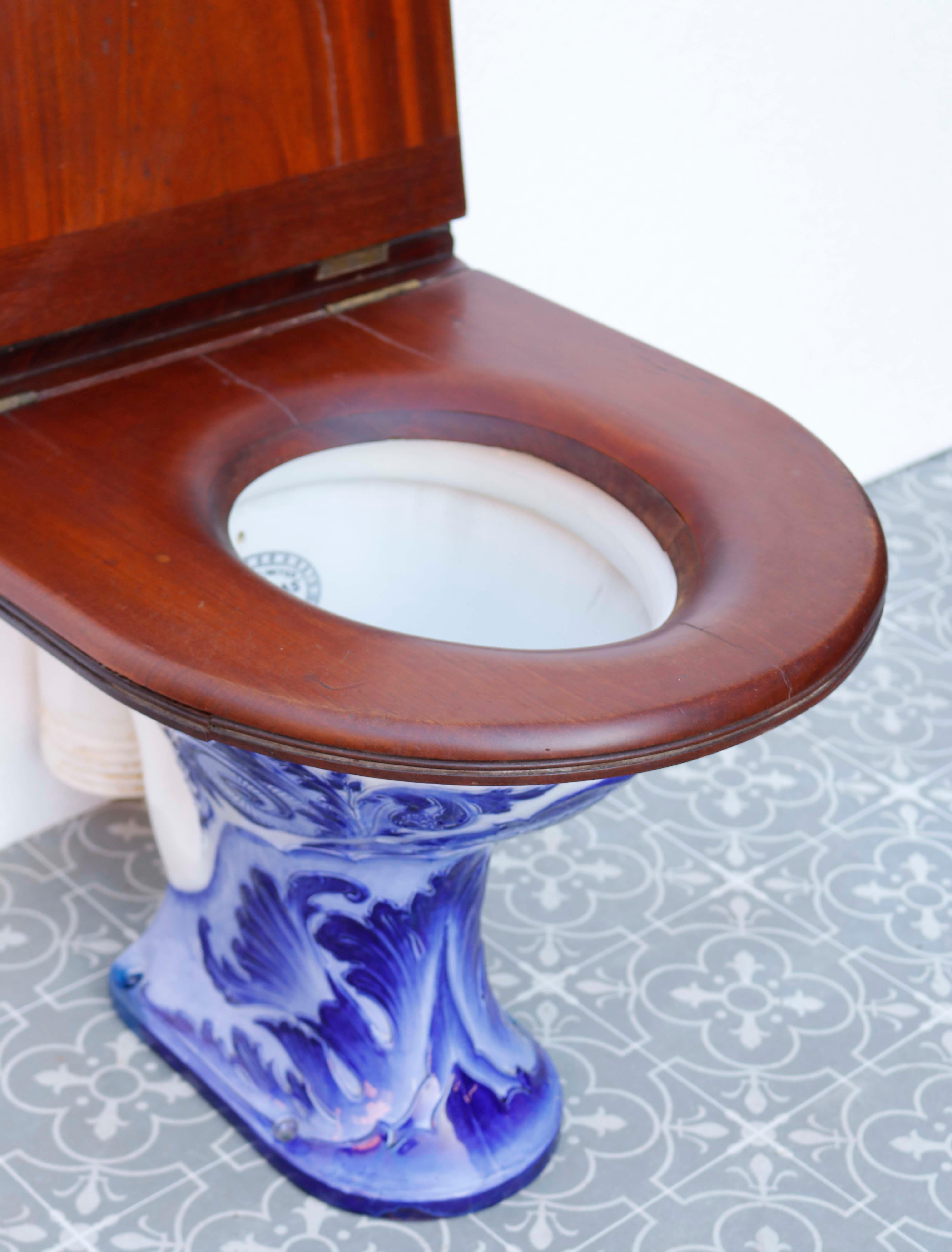 antique victorian toilet