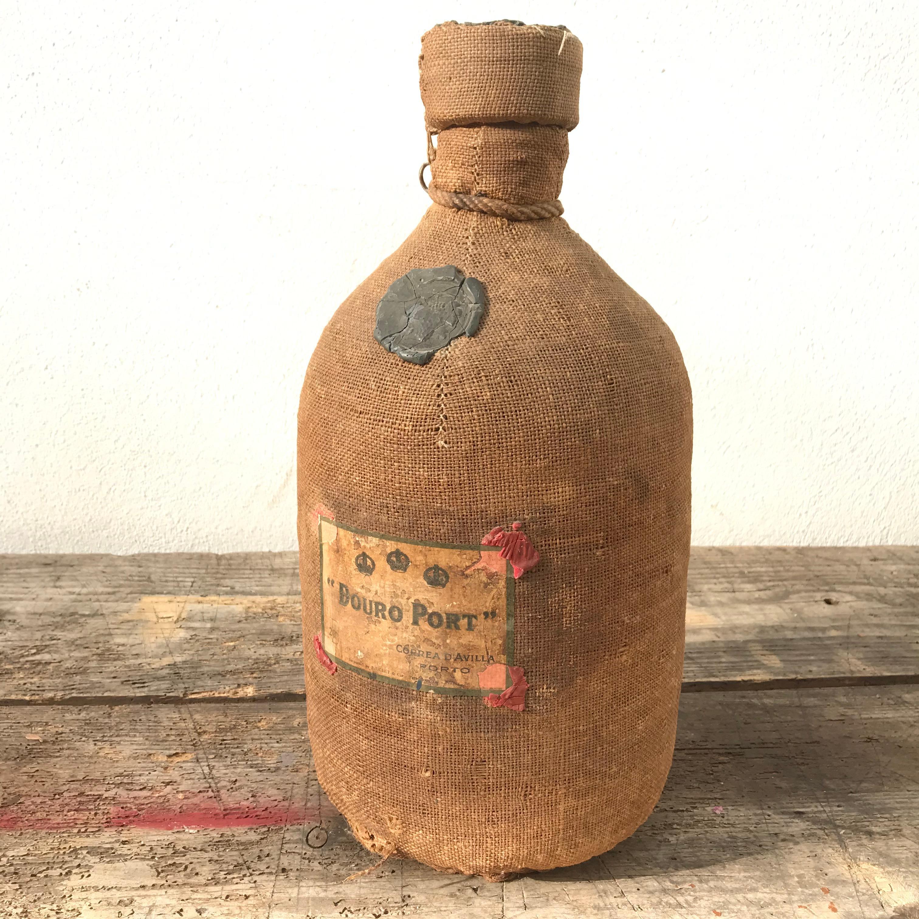 Botella antigua de Oporto del Duero Vidrio en venta