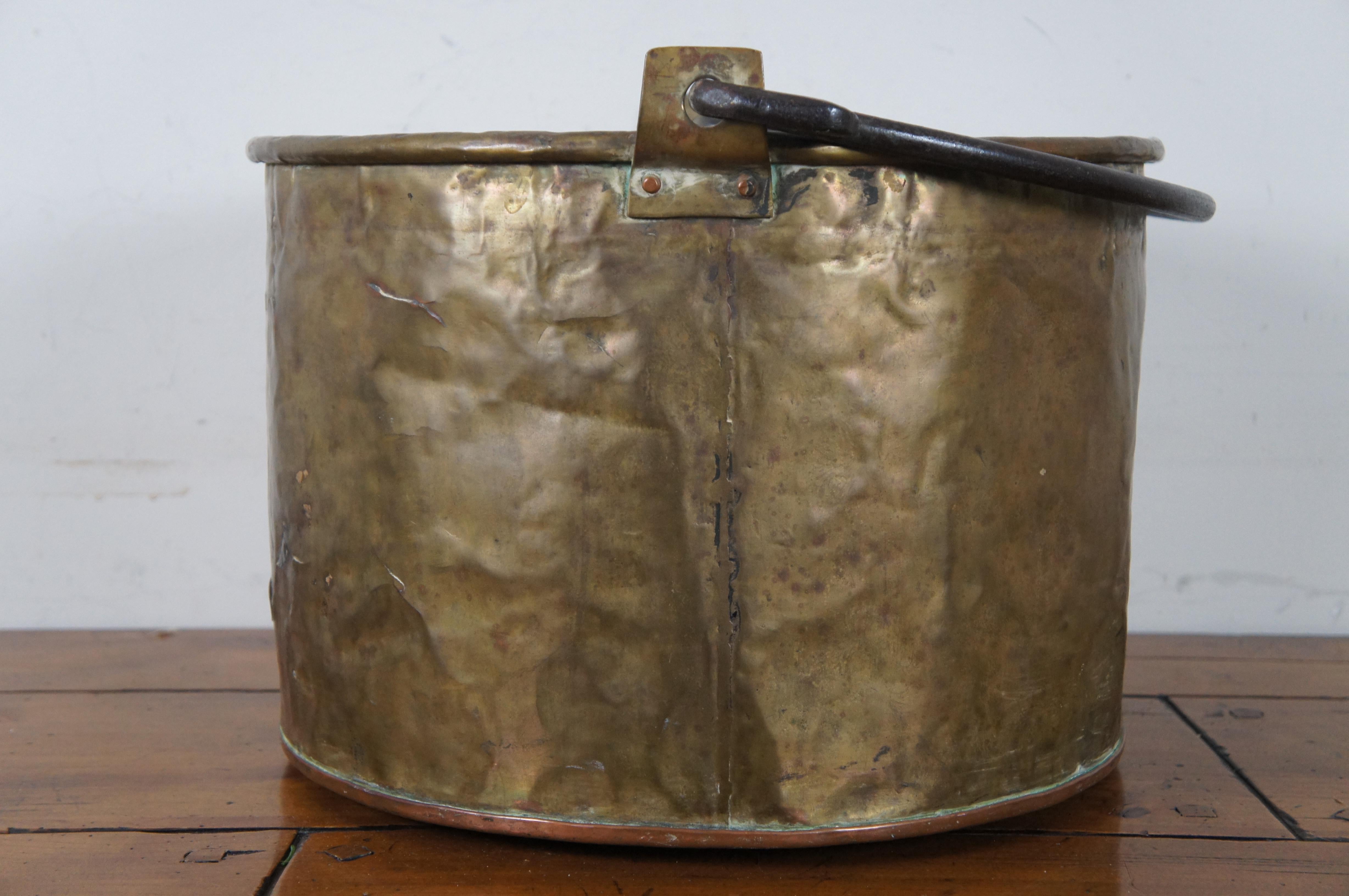 brass apple butter kettle