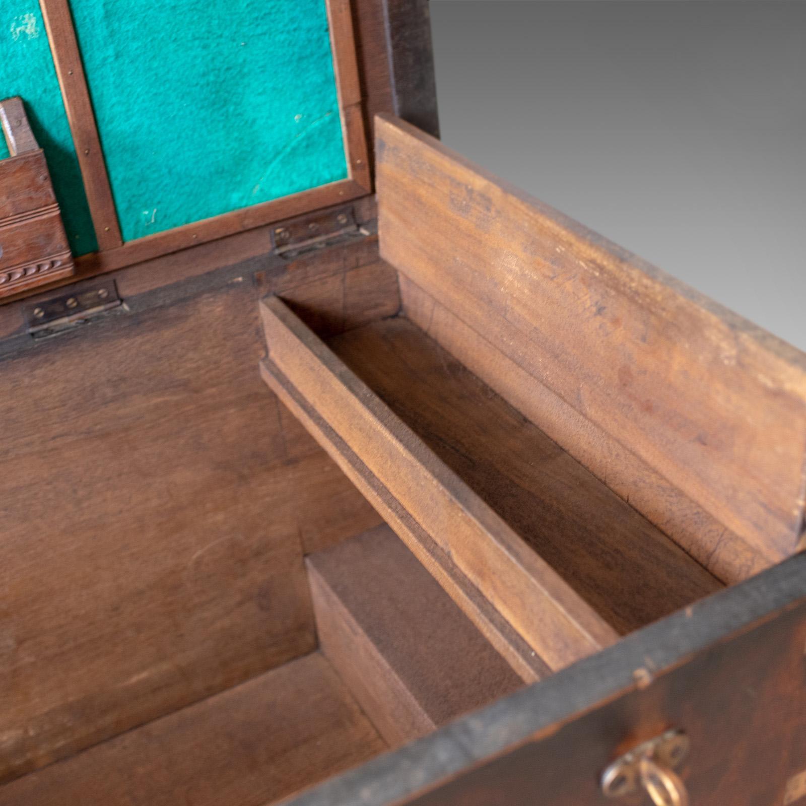 Coffre à dot ancien, Birman, Teck, Tronc, 19ème siècle, circa 1890 en vente 7