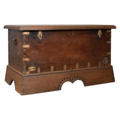 Antique Dowry Chest, Burmese, Teak, Trunk, 19th Century, circa 1890