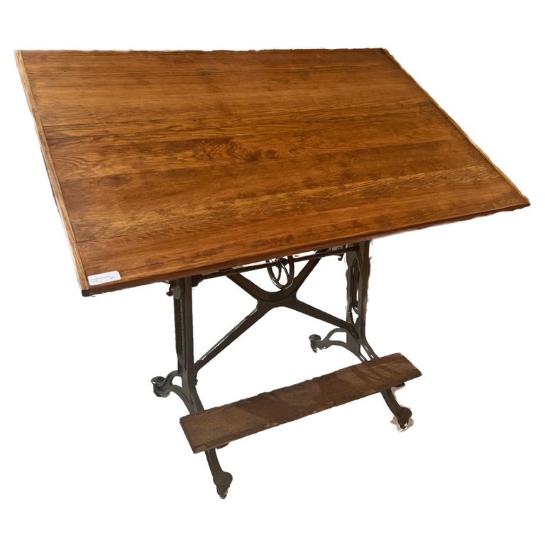 Antique Drafting Table For Sale at 1stDibs