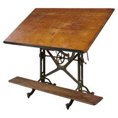 Vintage Original Keuffel and Esser Drafting Table