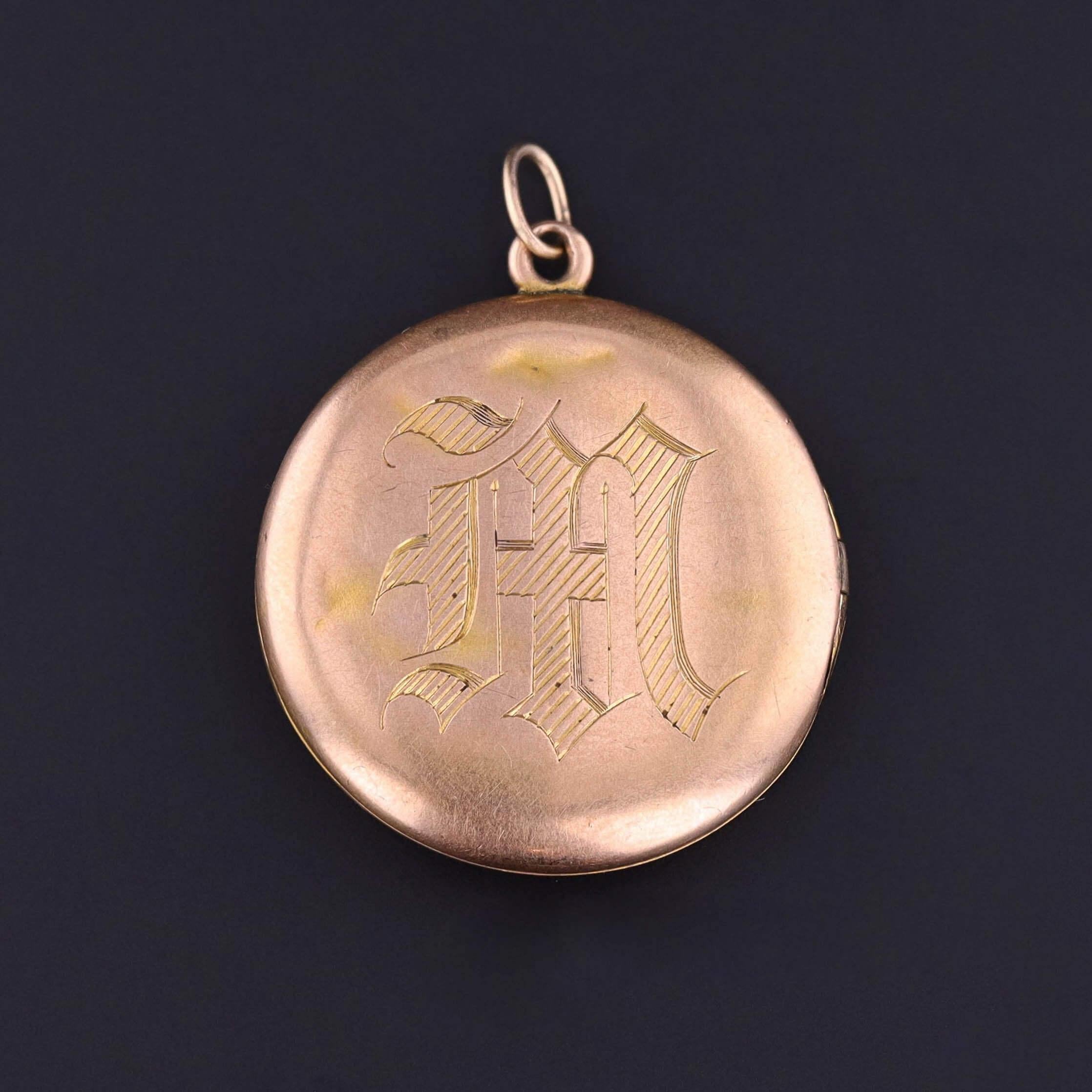 Taglio vecchia miniera Antico medaglione a forma di drago in oro 10k in vendita