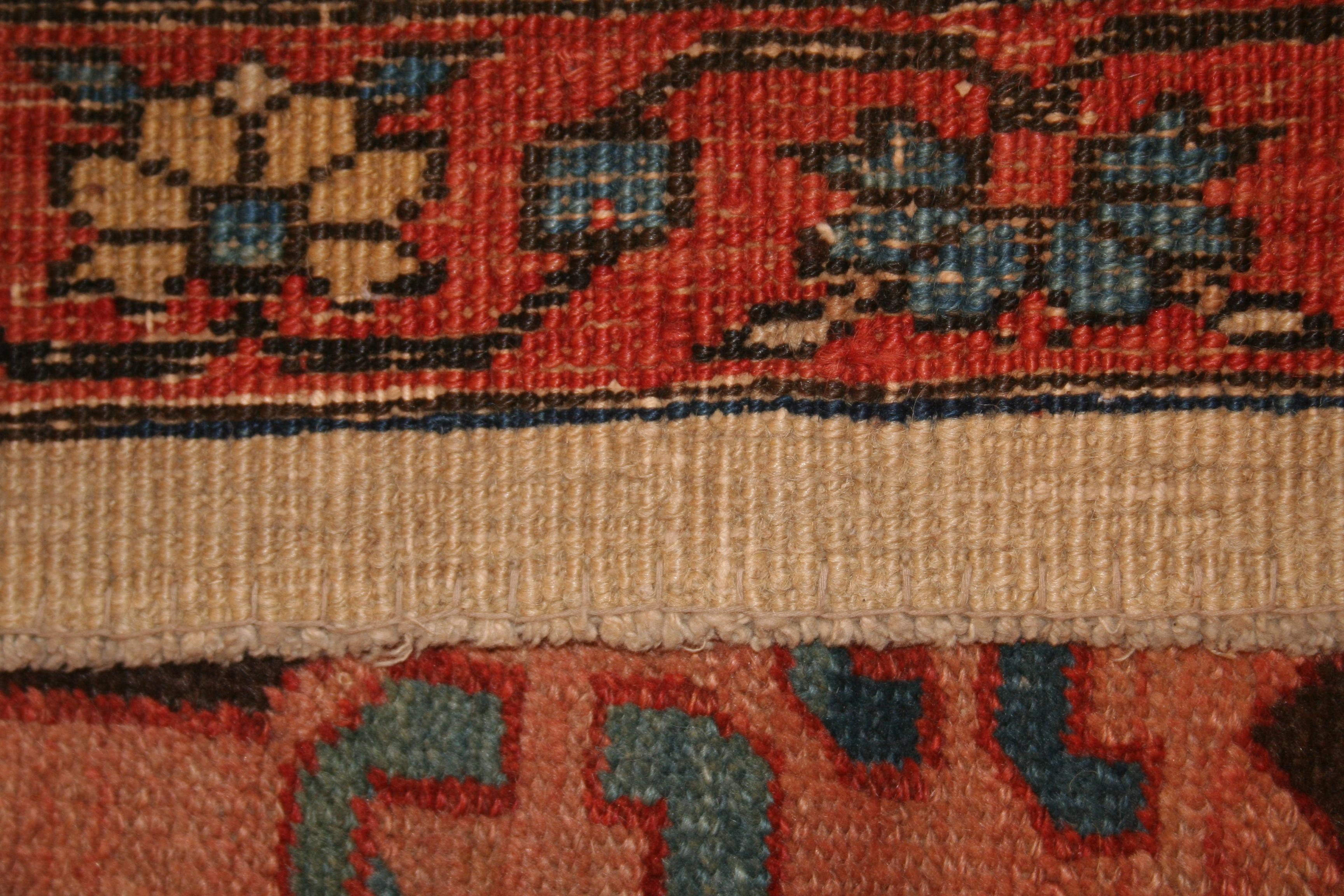 Mid-19th Century Antique Dramatic Bakhshaish Rug with Animal Pelt Design For Sale