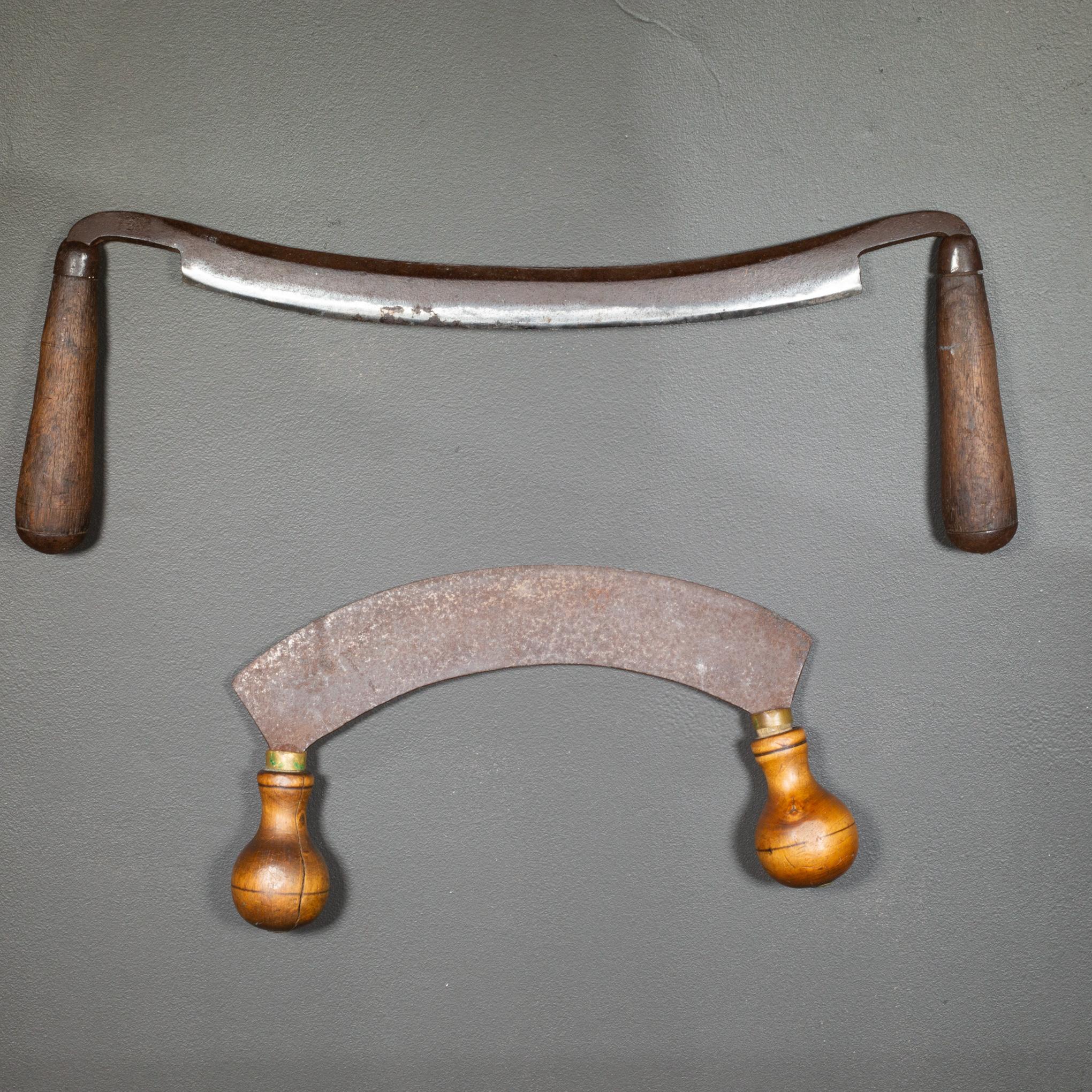 XIX secolo Antico coltello da disegno e coltello da Mezzaluna, 1860-1900 ca. in vendita