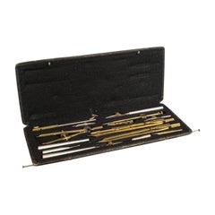 Retro Drawing Instrument Set, German, Cartographer, Technical, Richter