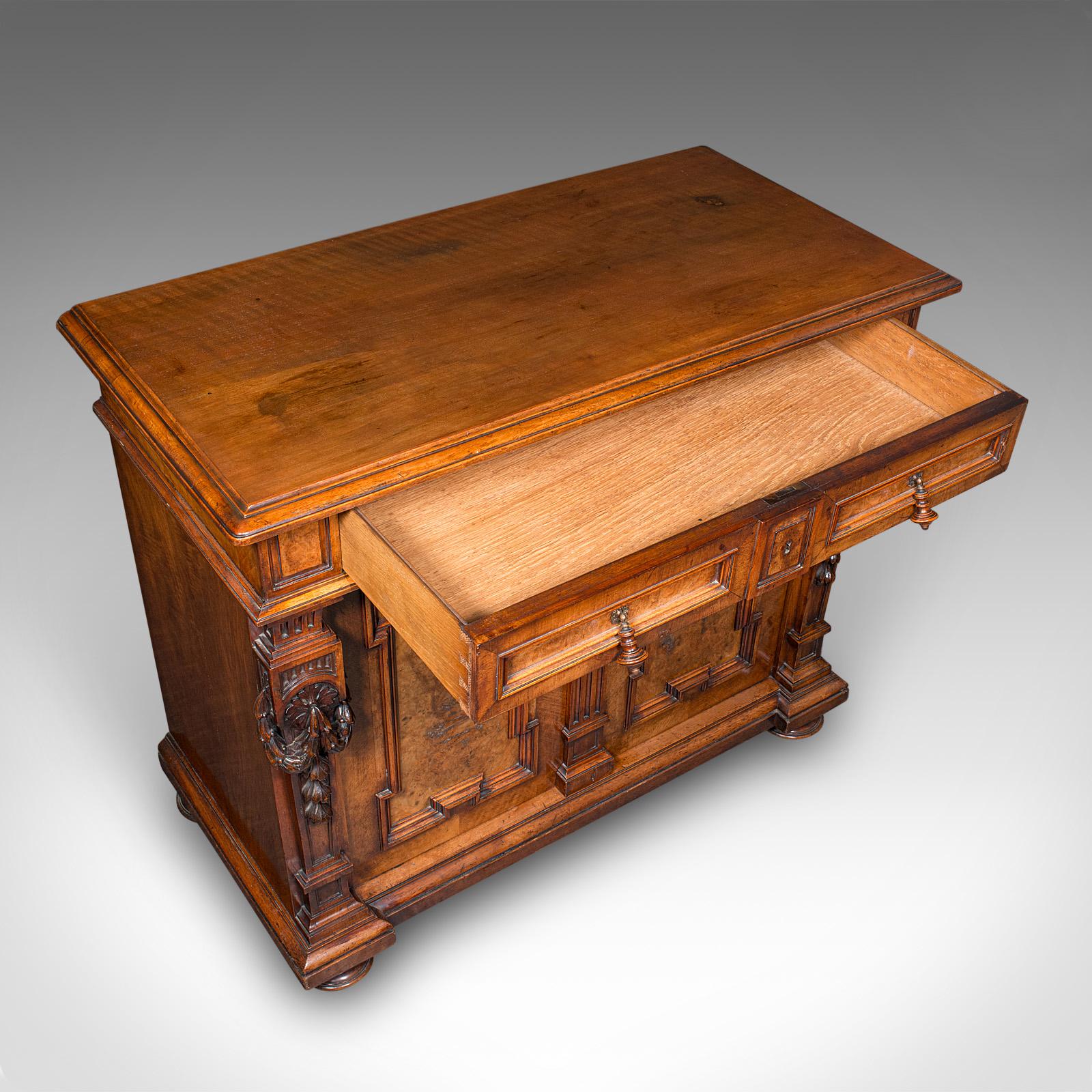 Châtaignier Antique The Drawing Room Room, French, Walnut, Buffet, Neoclassical, Victorian en vente