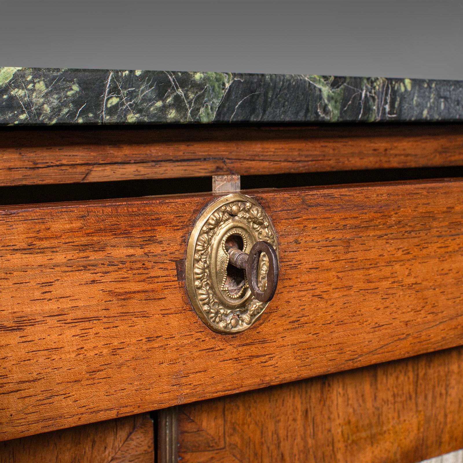 Antiker Beistellschrank für das Schubladenzimmer, englisch, Bücherregal, Chiffonier, Regency, 1820 im Angebot 4