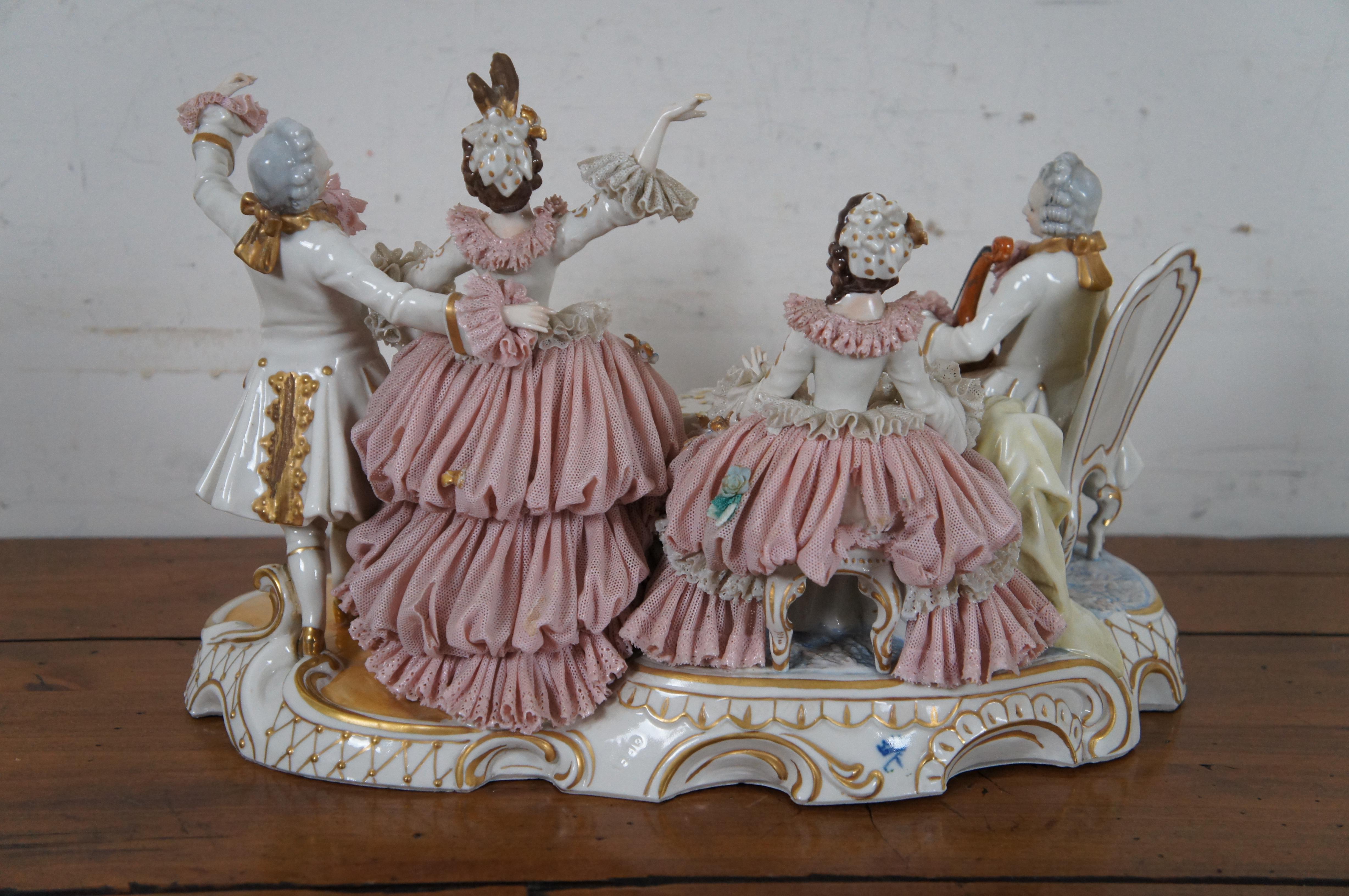 dresden lace figurine marks