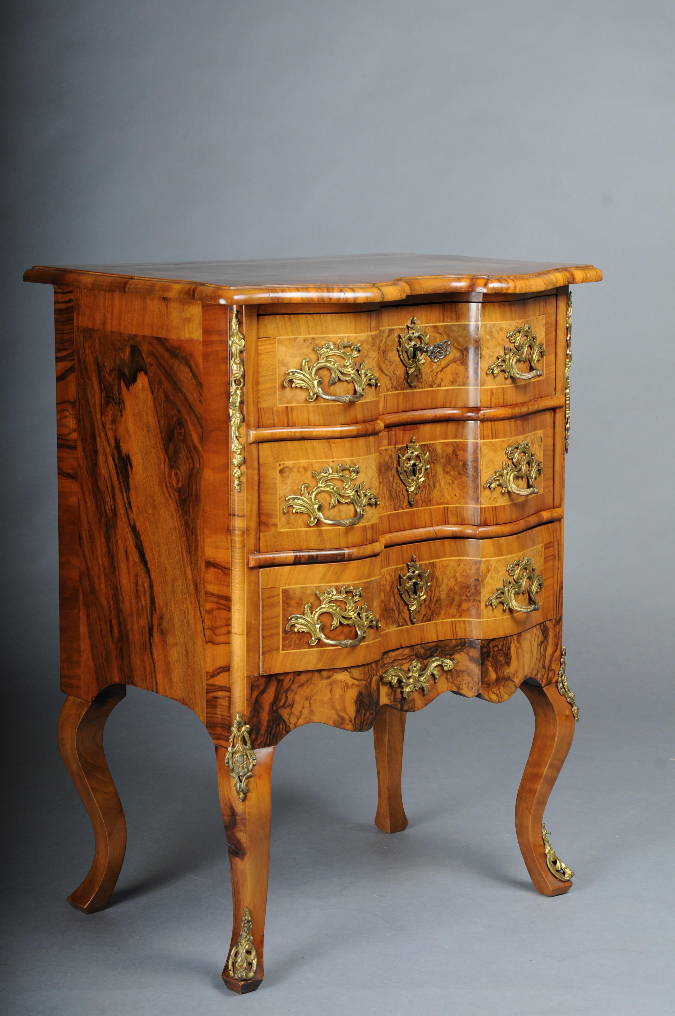 Antica cassettiera di Dresda, in Oak con impiallacciatura in noce, 1870 ca. in vendita 4