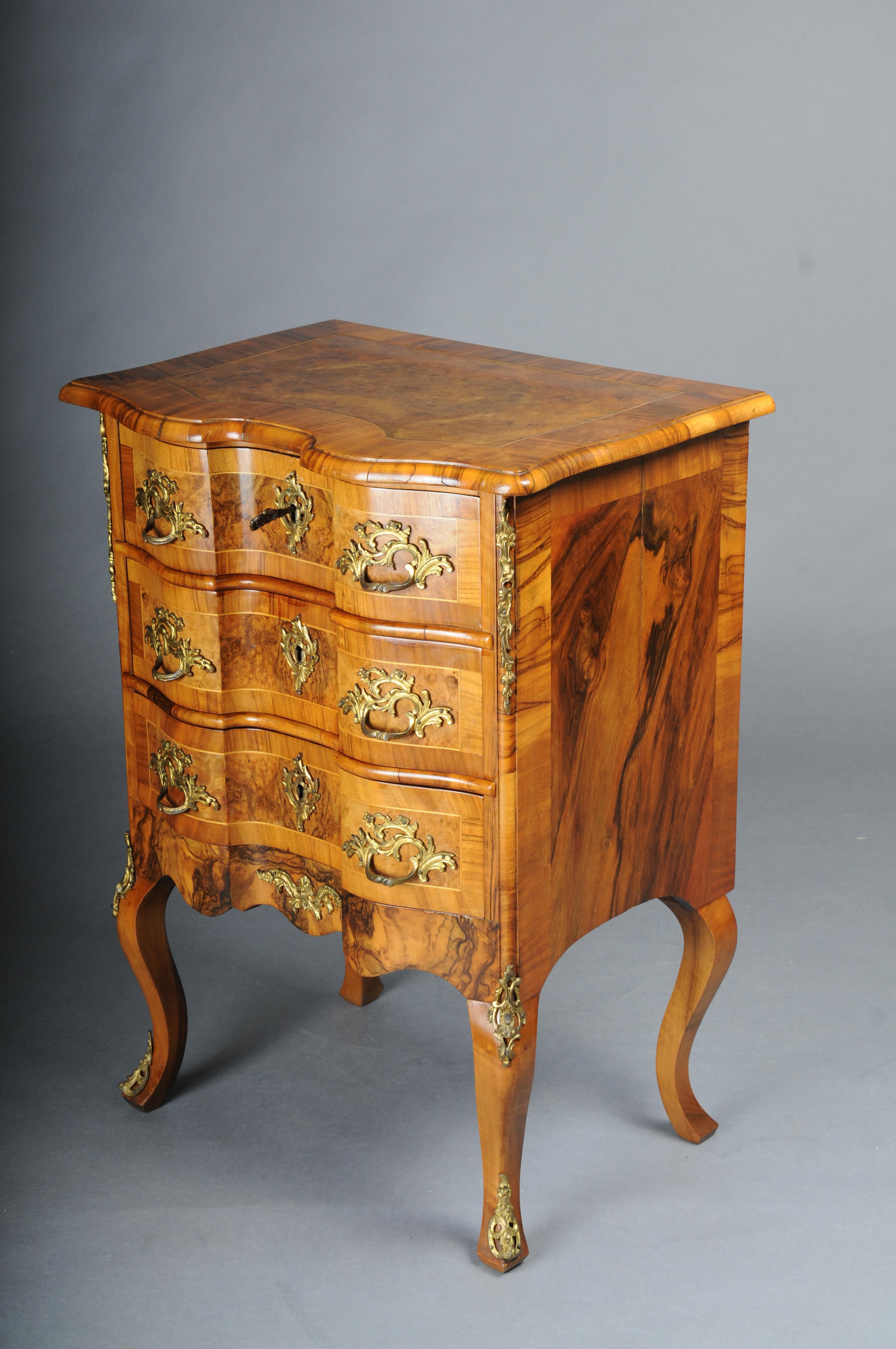 Antica cassettiera di Dresda, in Oak con impiallacciatura in noce, 1870 ca. in vendita 5