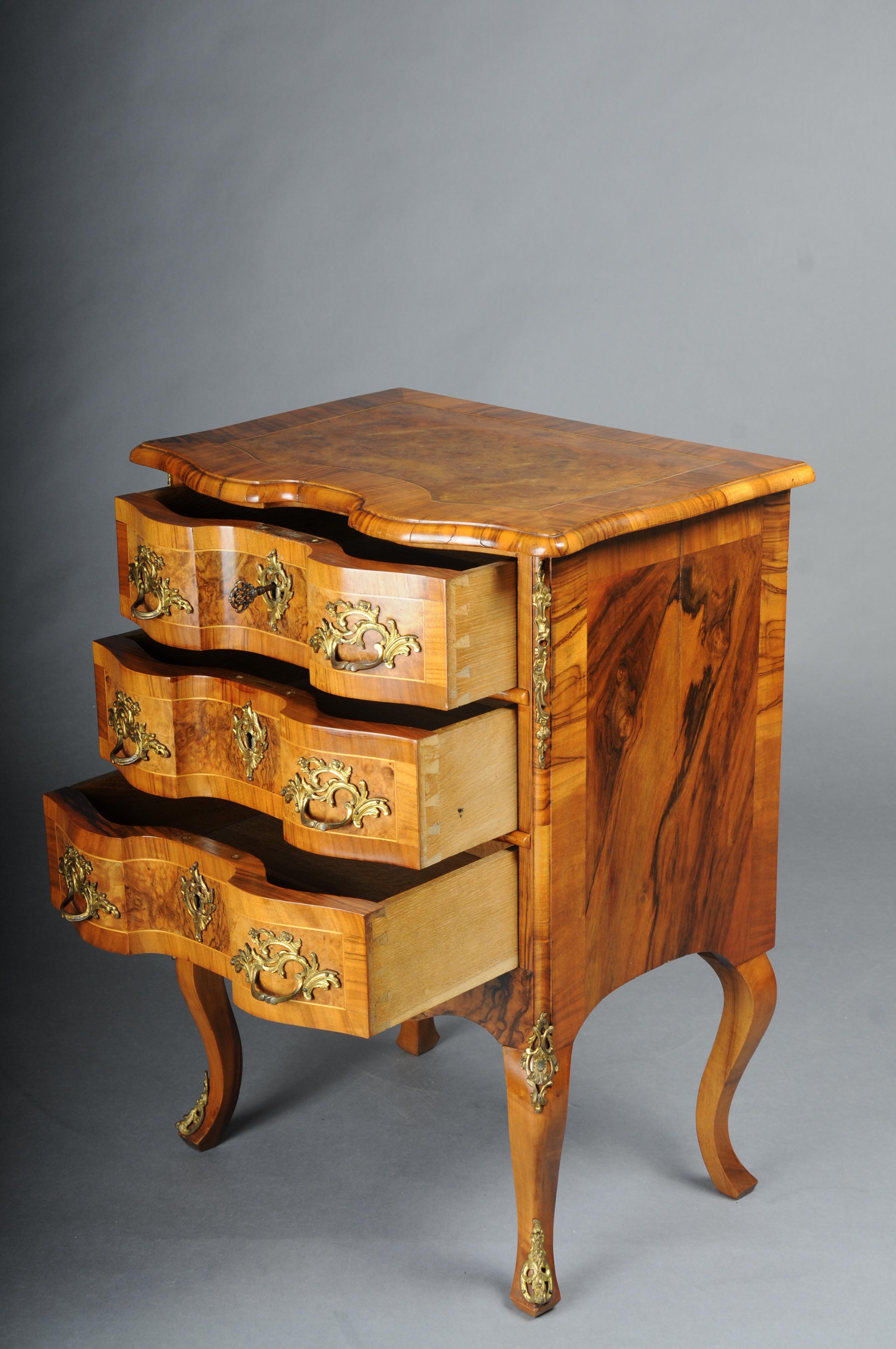 Antica cassettiera di Dresda, in Oak con impiallacciatura in noce, 1870 ca. in vendita 6