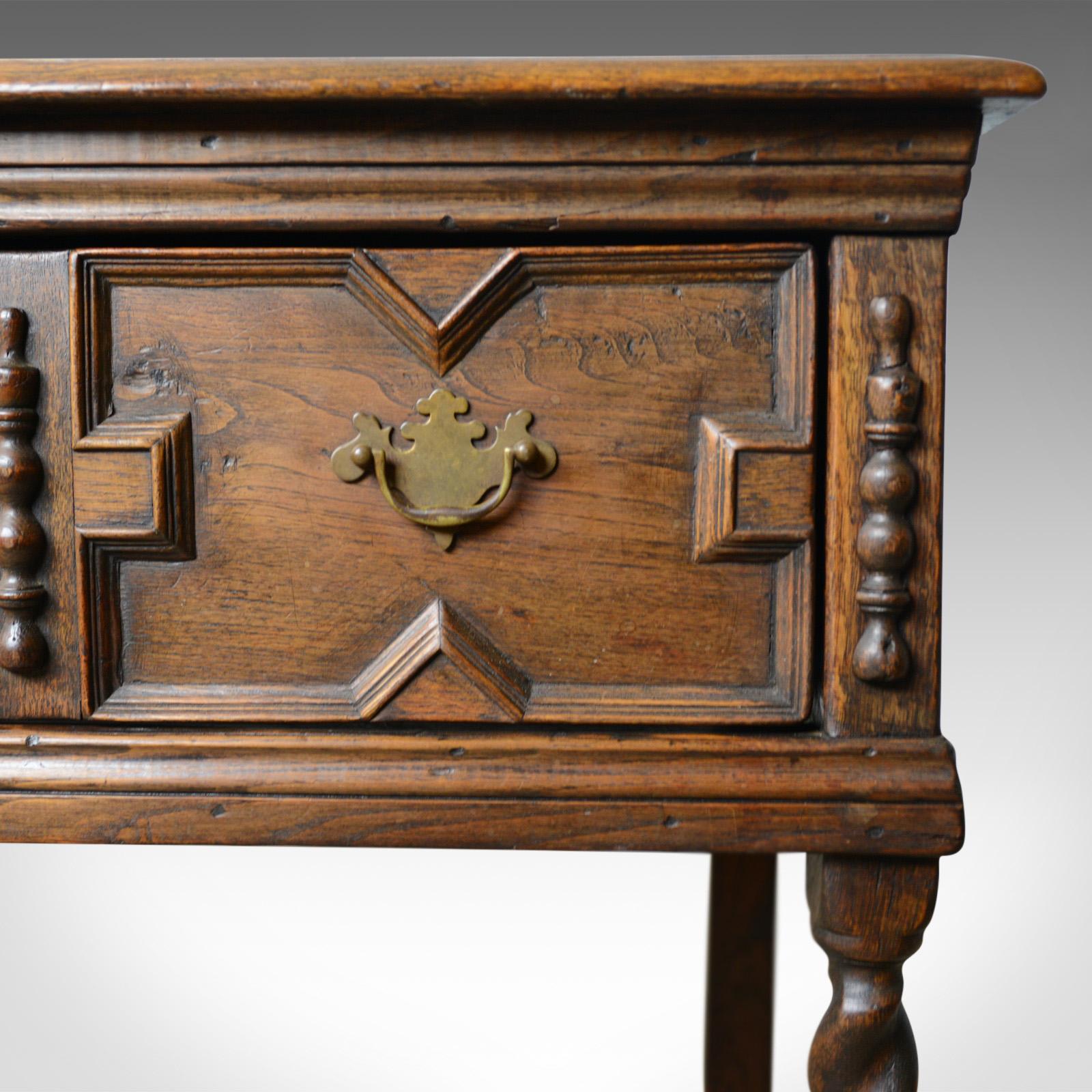 Antique Dresser Base, Early 18th Century, English, Oak, Sideboard, circa 1700 3