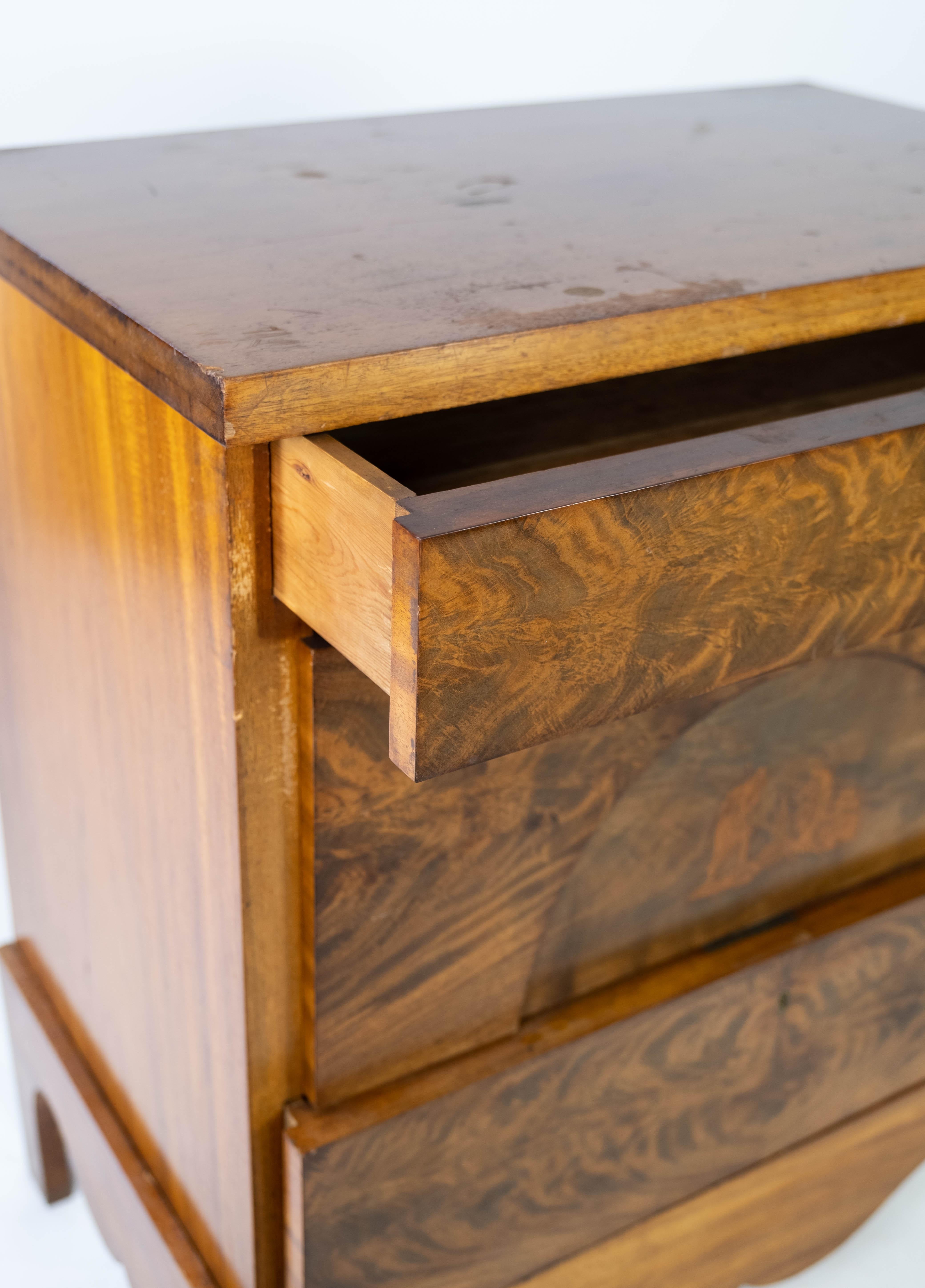 inlaid wood dresser