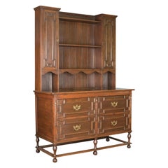 Antique Dresser, Victorian in the Jacobean Taste, English, Oak, Sideboard